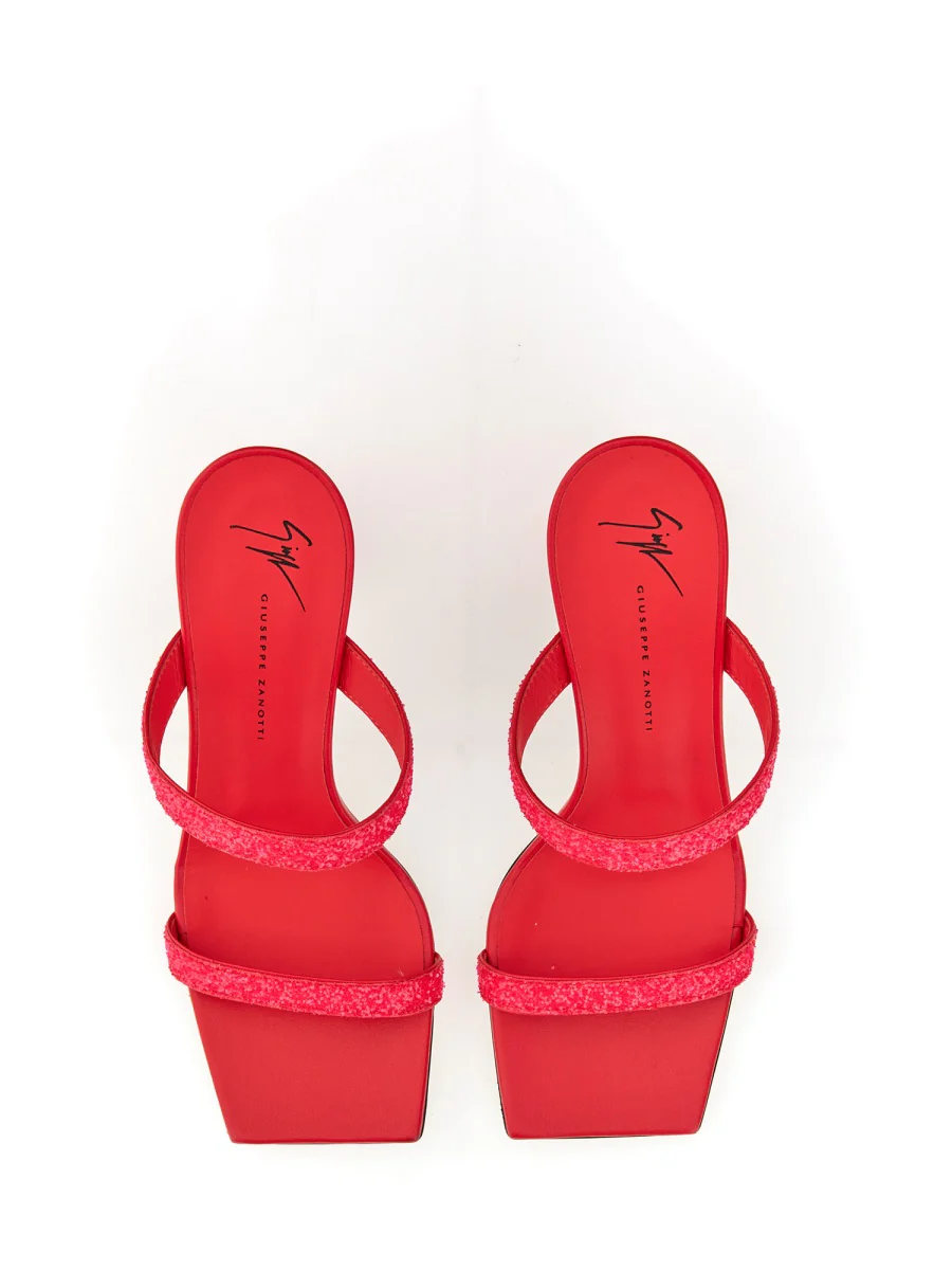 GIUSEPPE ZANOTTI Women's Glitter Flat Heels with Elegant Design - Image 2