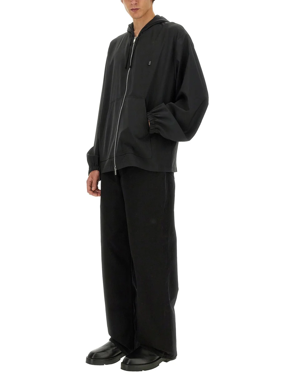 GIVENCHY 4G Wool Zipped Hoodie - Image 2