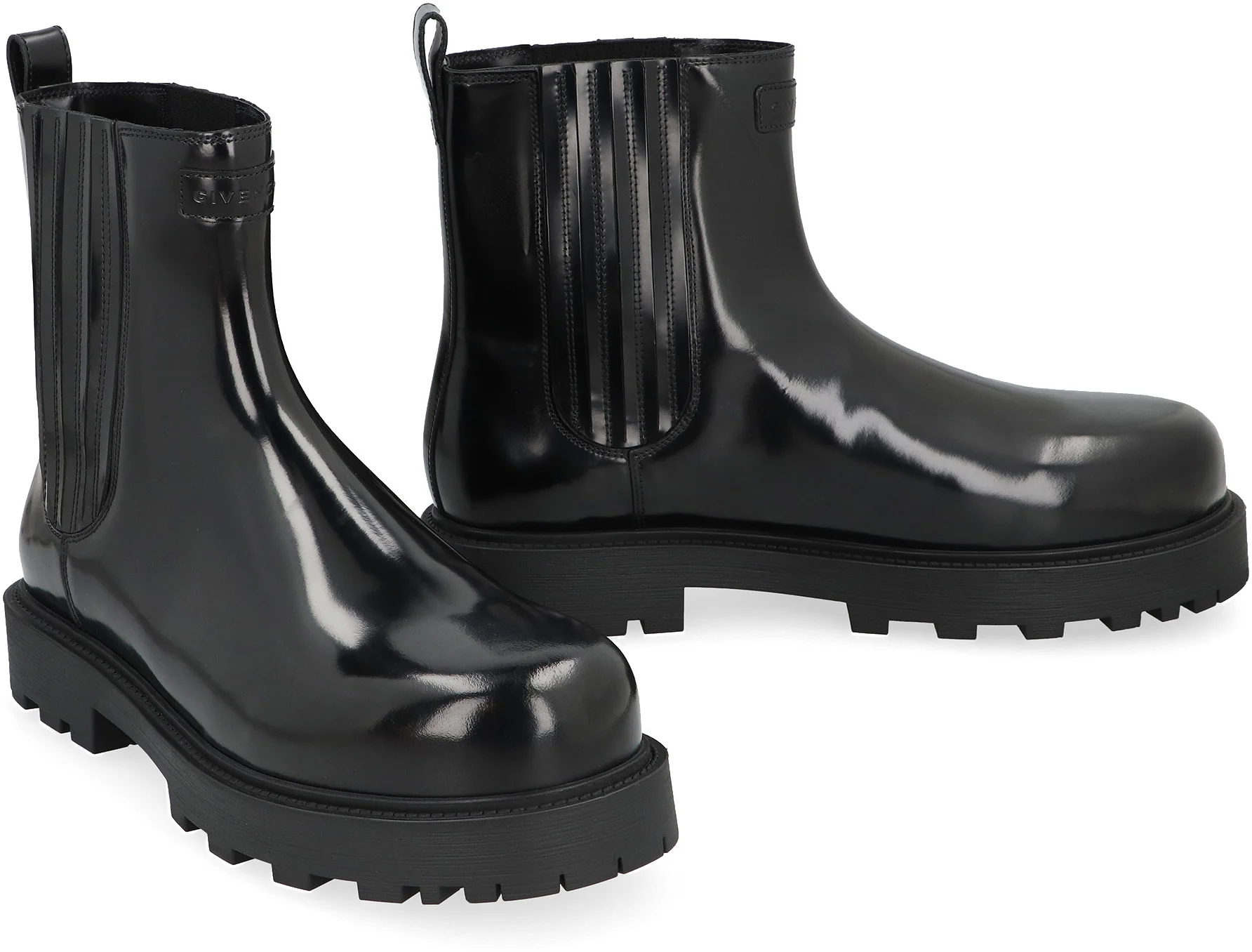 GIVENCHY Brushed Leather Chelsea Boots - Image 3
