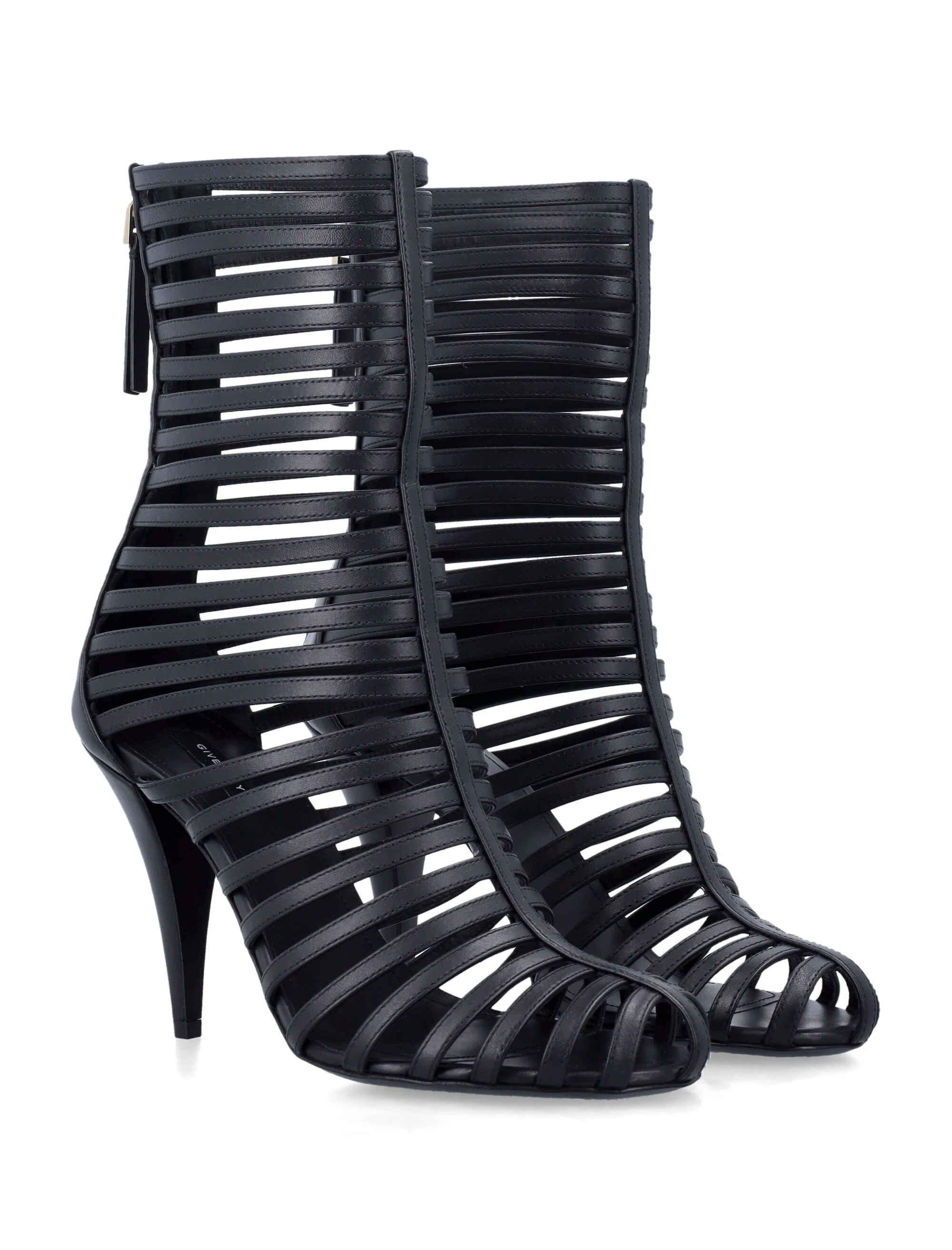 Givenchy Cage Ankle Boots in Leather - Image 2