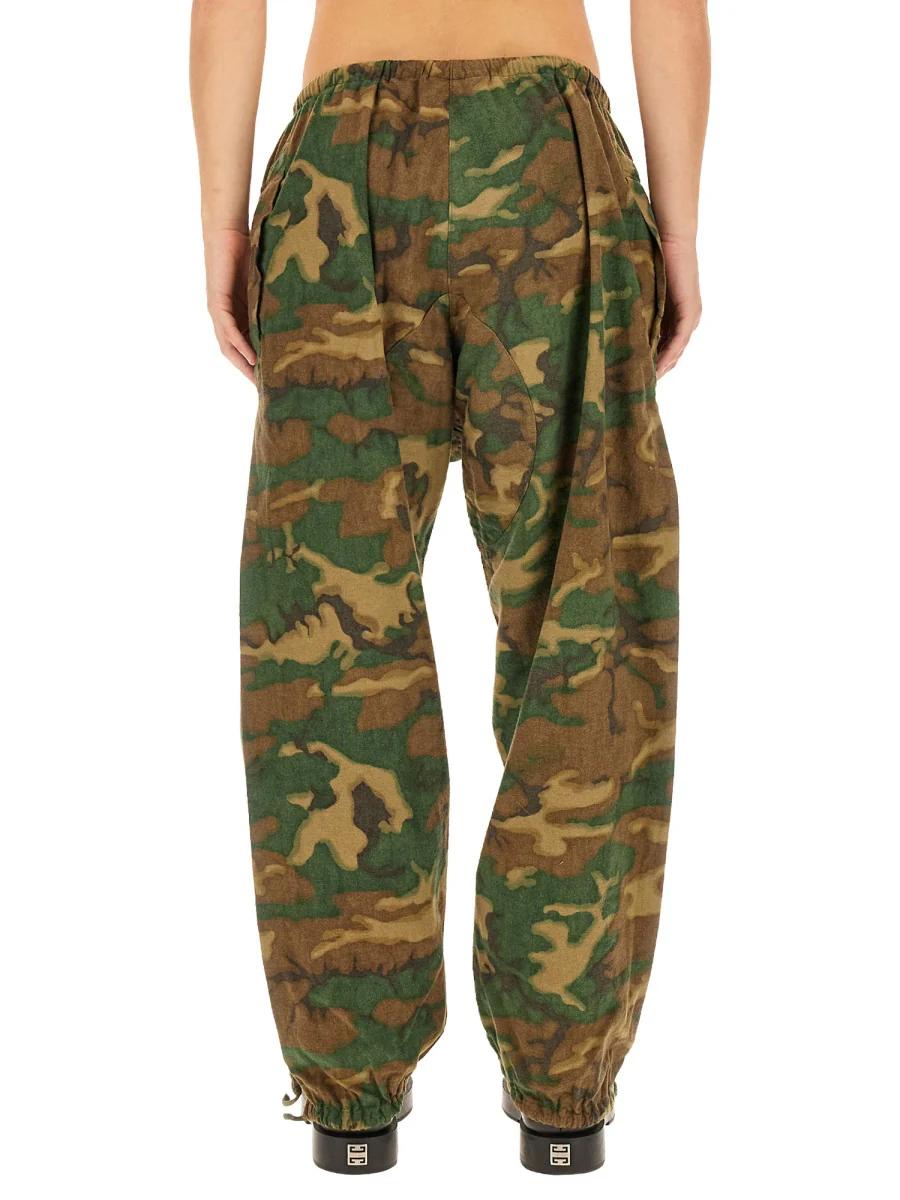 GIVENCHY Camouflage-print Cotton Cargo Trousers - Image 3