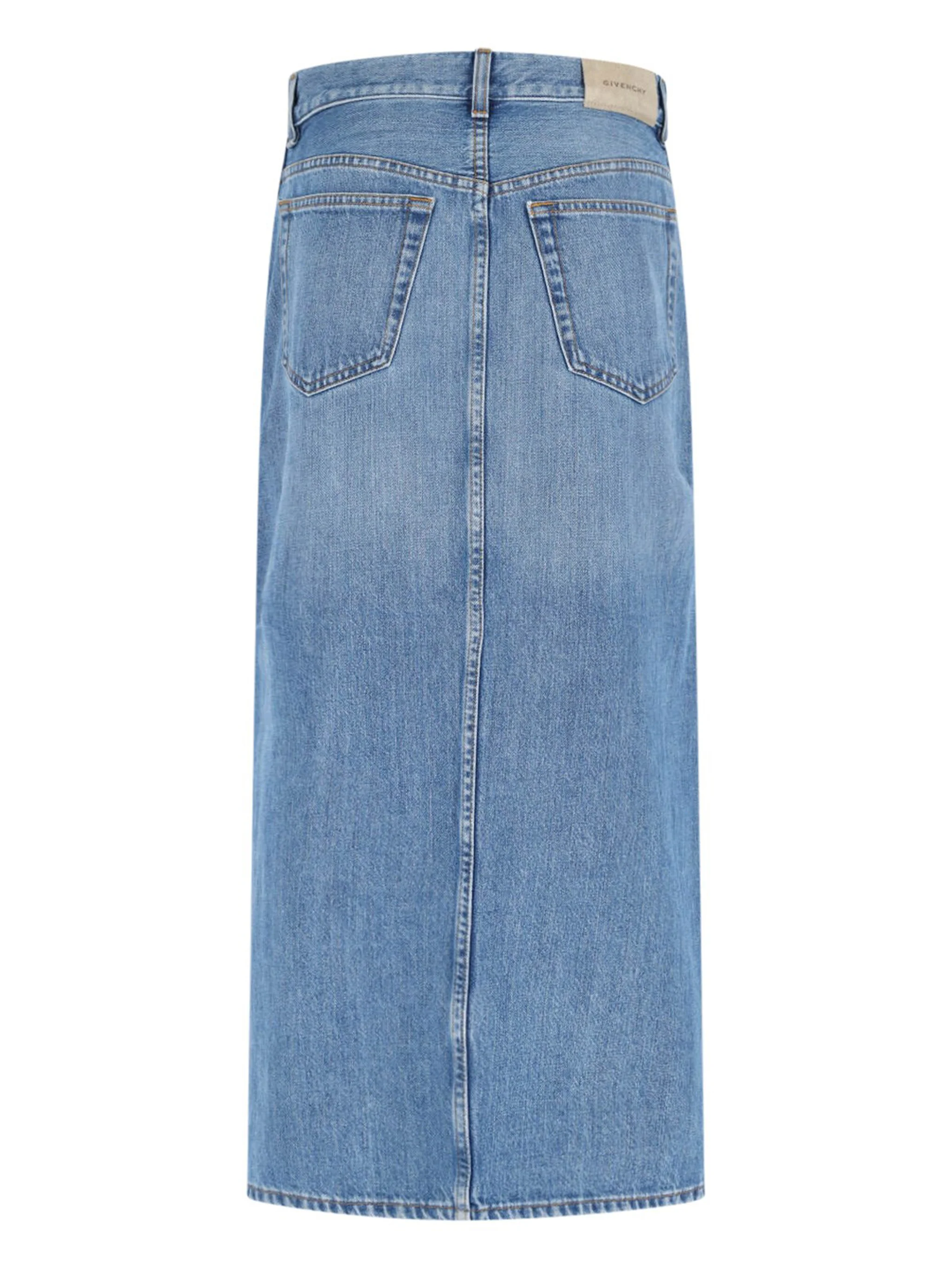 Givenchy Classic Waist Mini Skirt with Loops Size 36 - Image 2