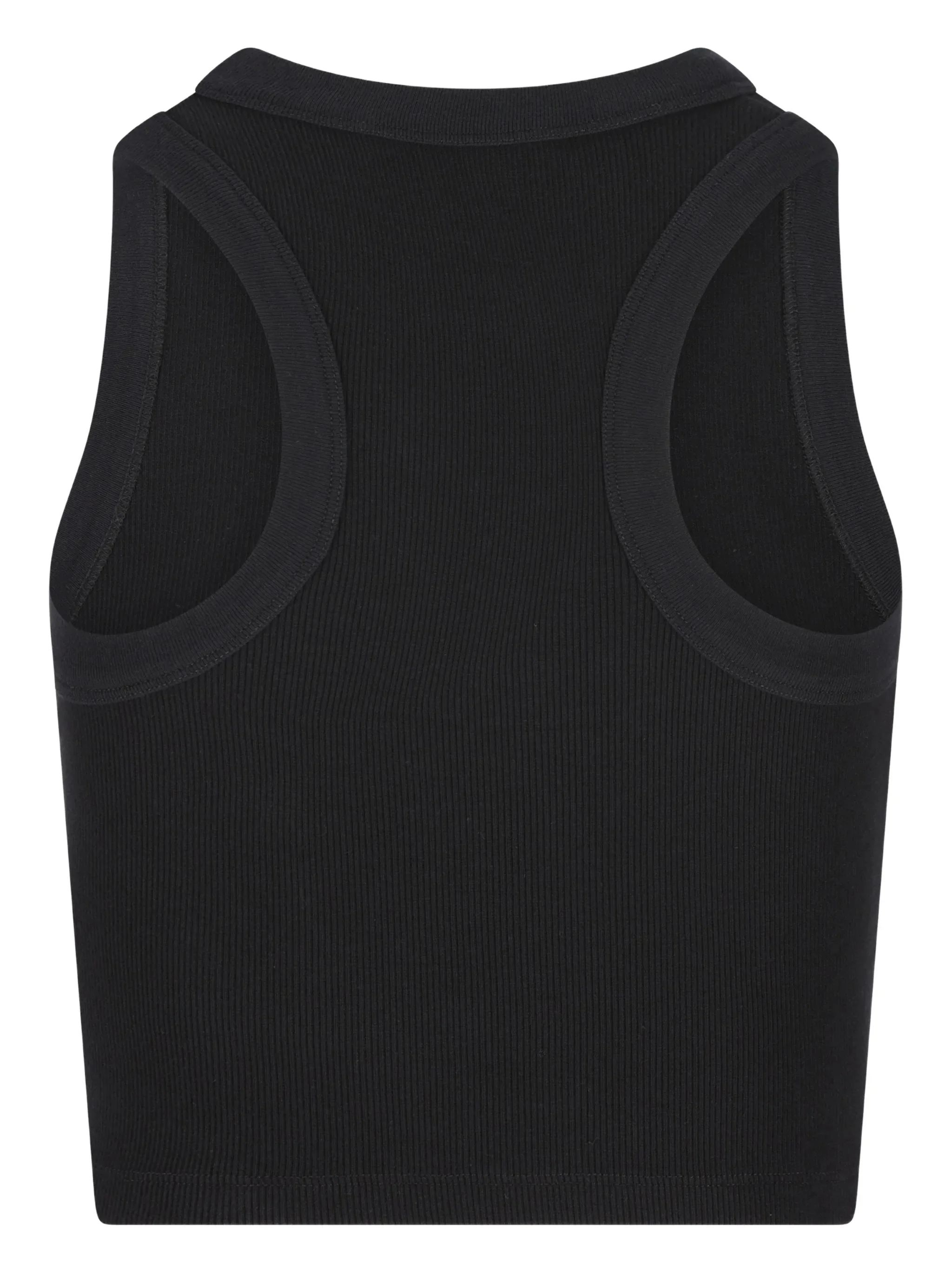 GIVENCHY Cropped Tank Top in Cotton with Paris Print - Image 4