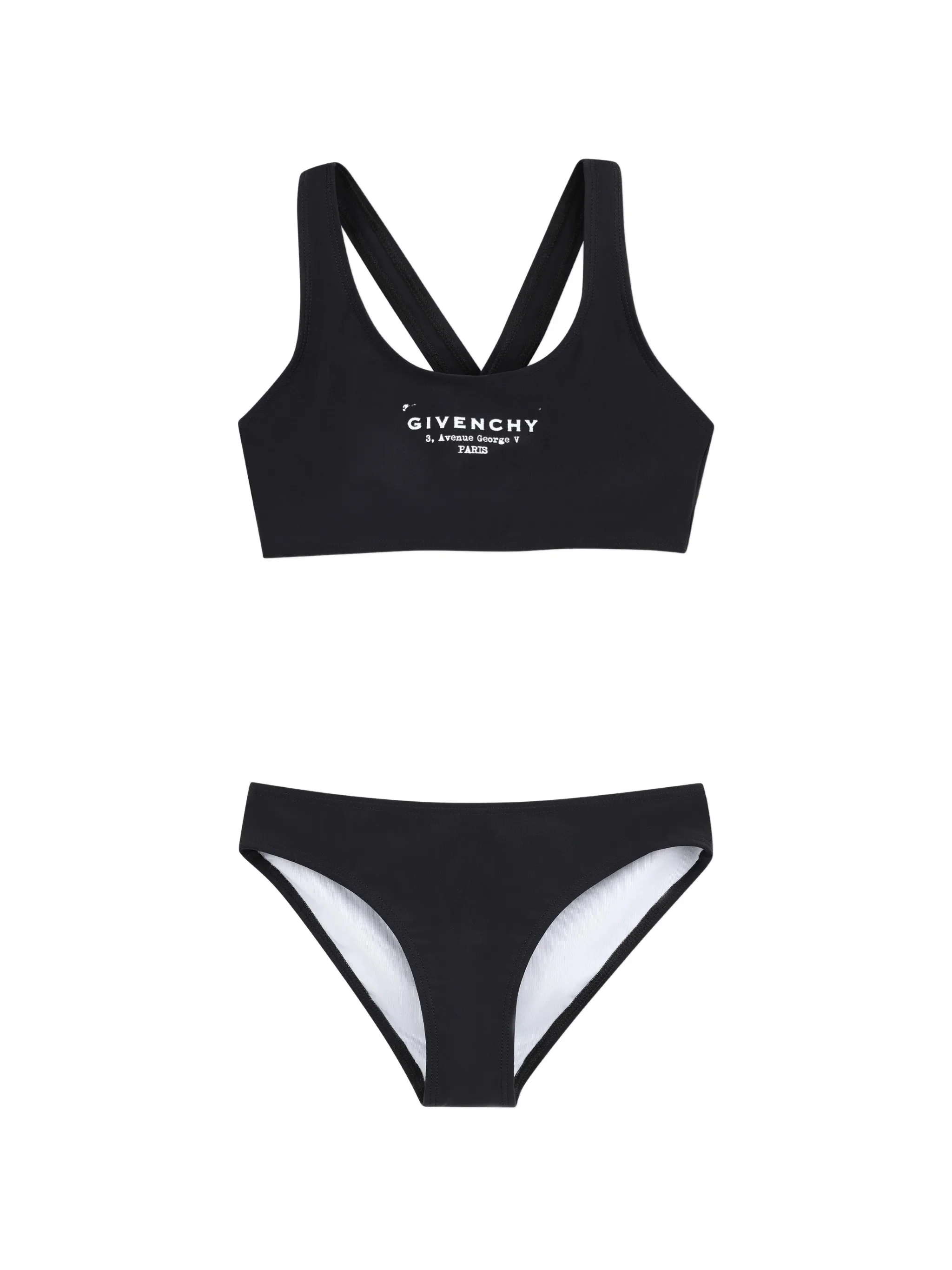 Givenchy Kids Girls' Mini Two-Piece Swimsuit with Logo Details