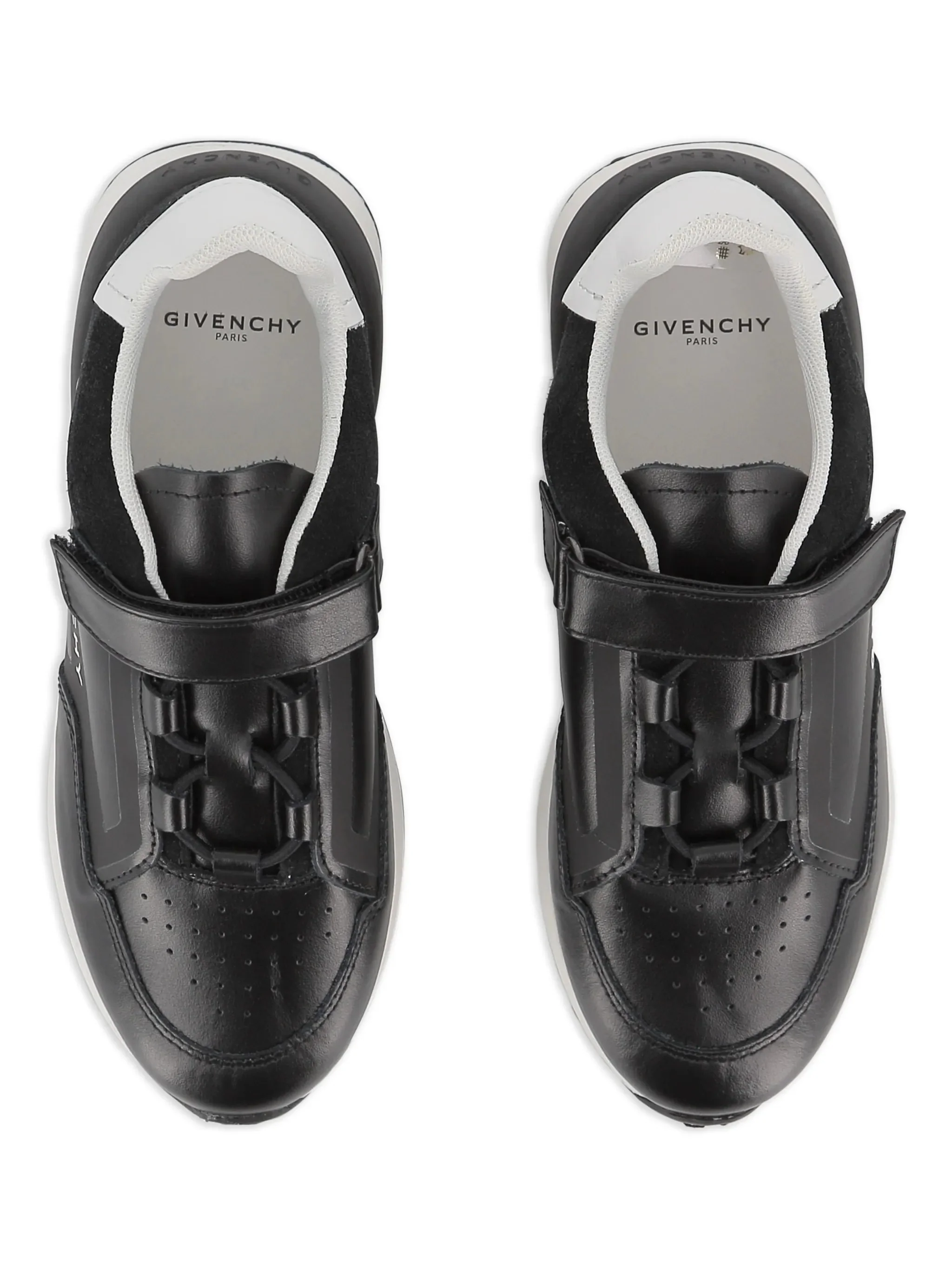 Givenchy Kids Kids' Touch-Strap Mini Sneakers with Perforated Panels - Image 4