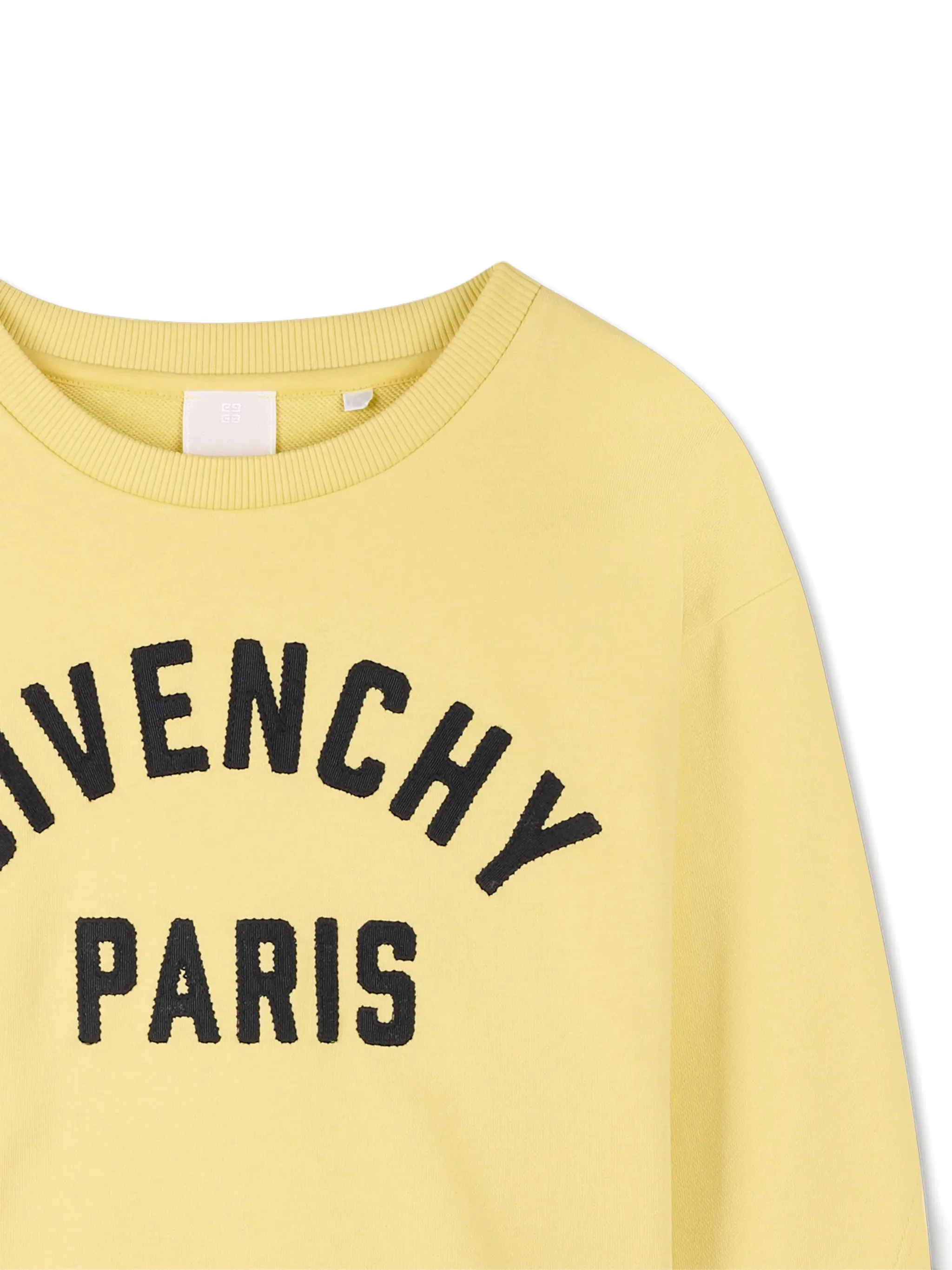Givenchy Kids Mini Boys' Ribbed Neck Sweater with Embroidered Design - Image 3