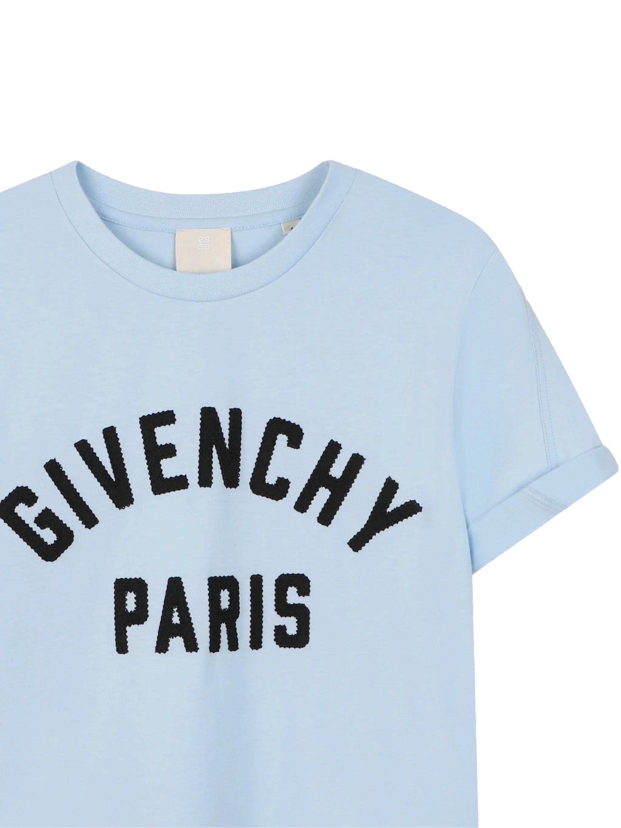 Givenchy Kids Mini Gros Grain T-Shirt with Embroidered Front for Boys - Image 3