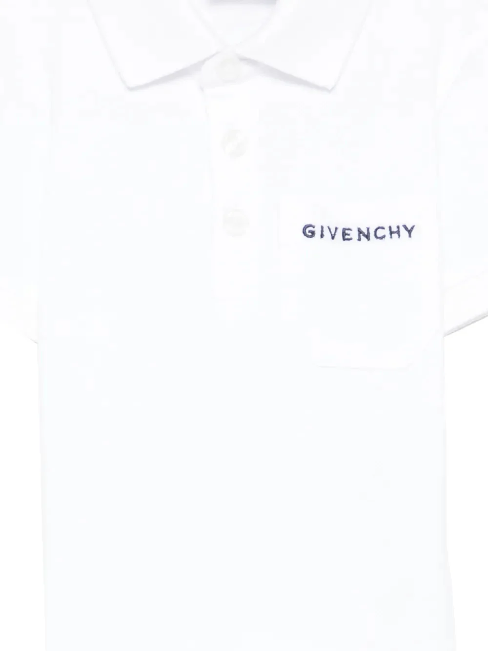 Givenchy Kids Mini Kids Short-Sleeved Polo Shirt with Embroidered Pocket - Image 3