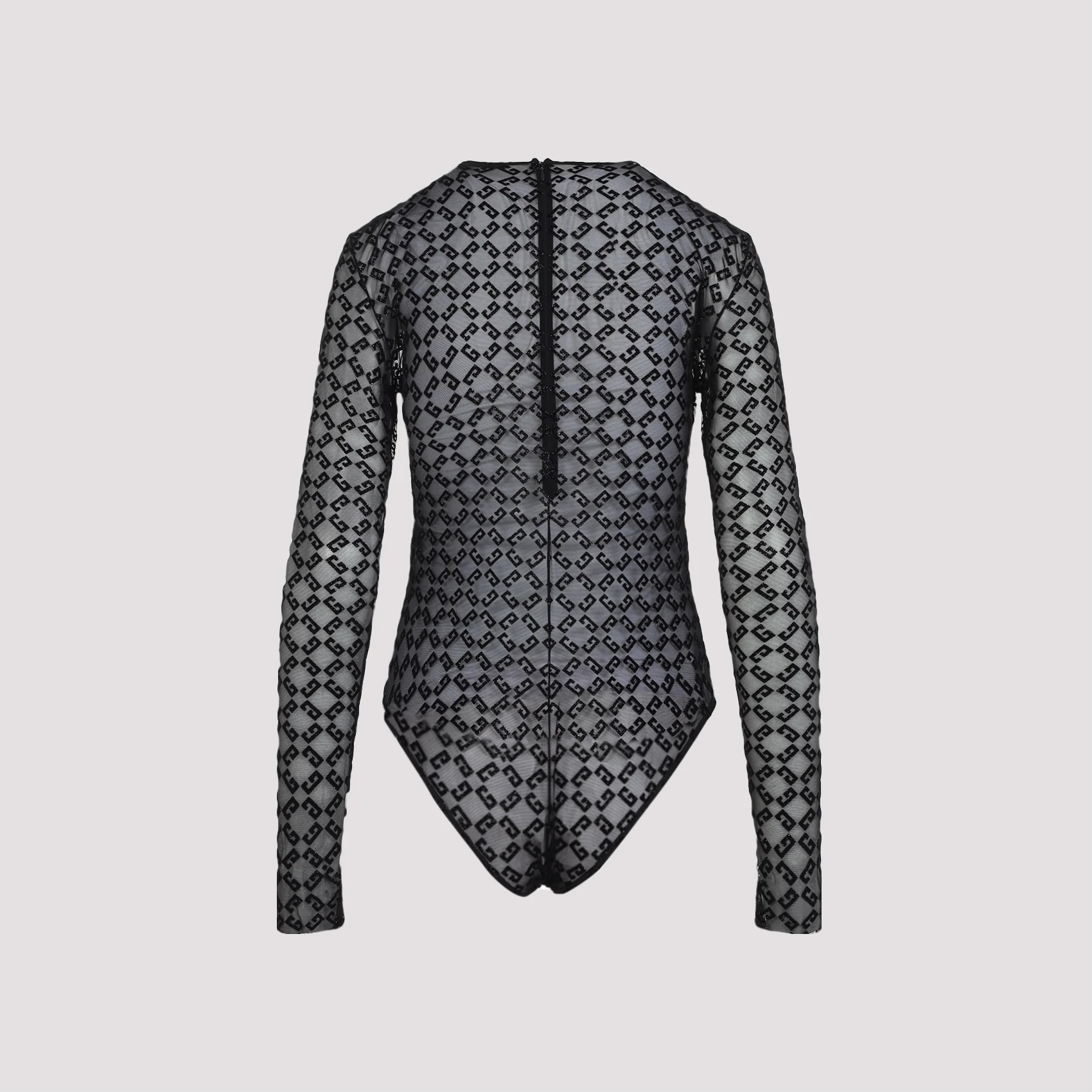 GIVENCHY Monogram Tulle Bodysuit - Image 3