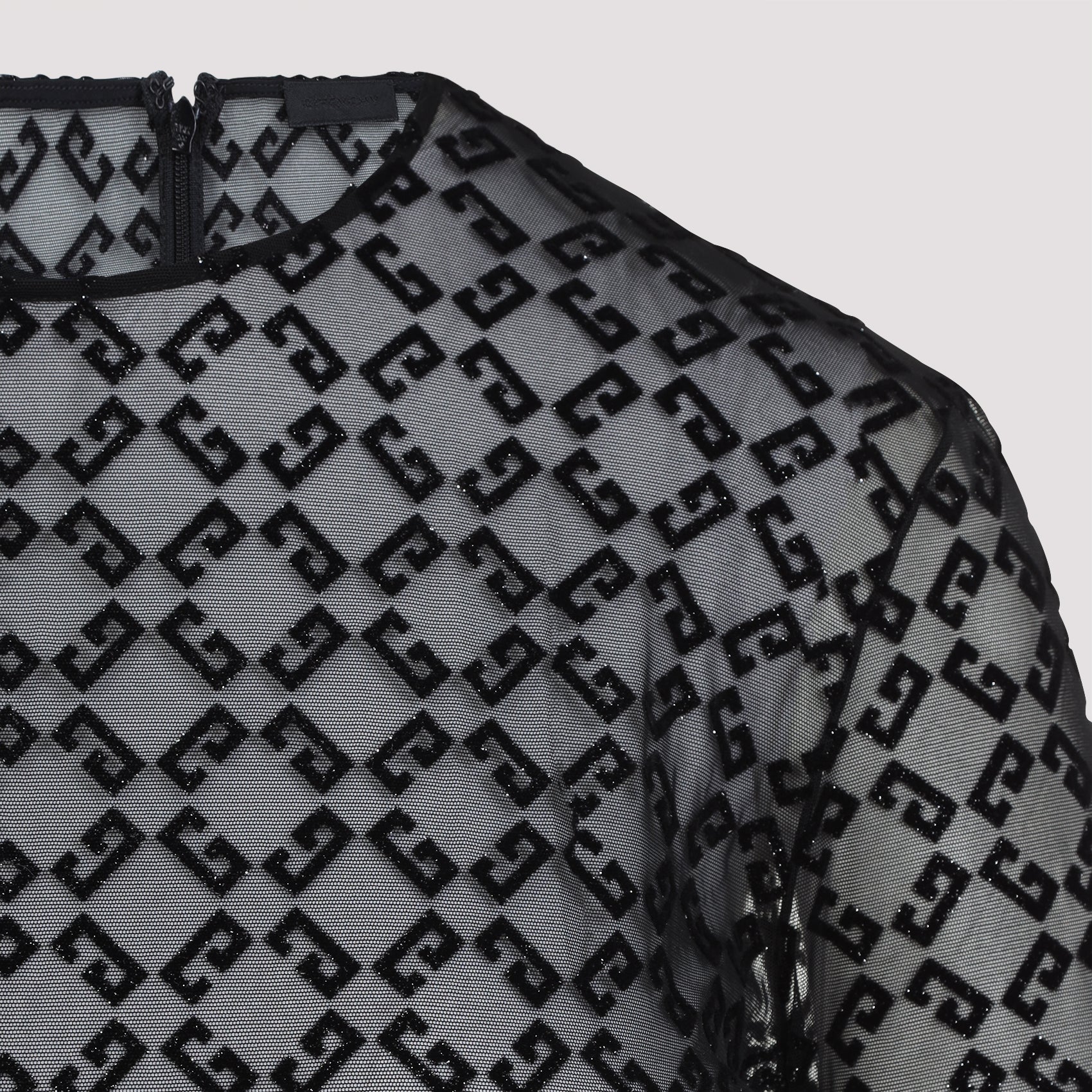 GIVENCHY Monogram Tulle Bodysuit - Image 4