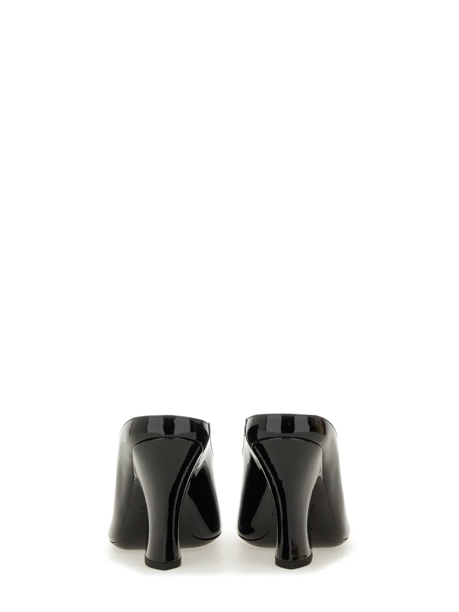 GIVENCHY Sculpted Heeled Mules in Patent Leather - Image 3