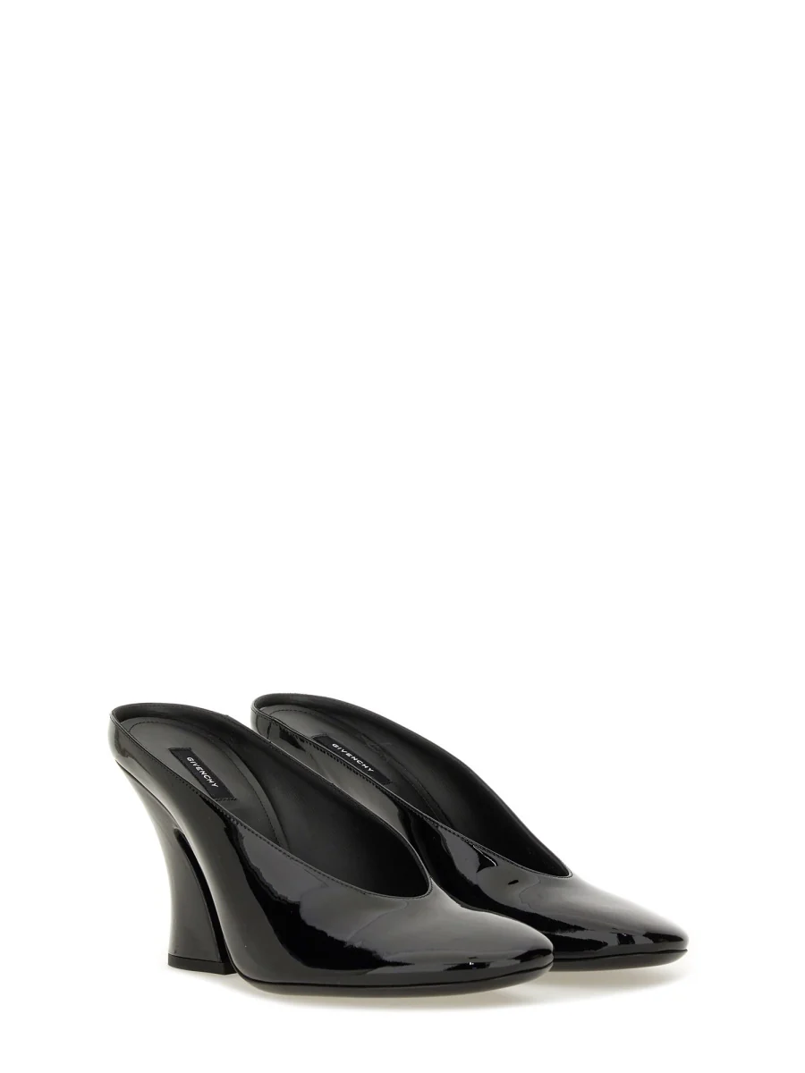 GIVENCHY Sculpted Heeled Mules in Patent Leather - Image 7
