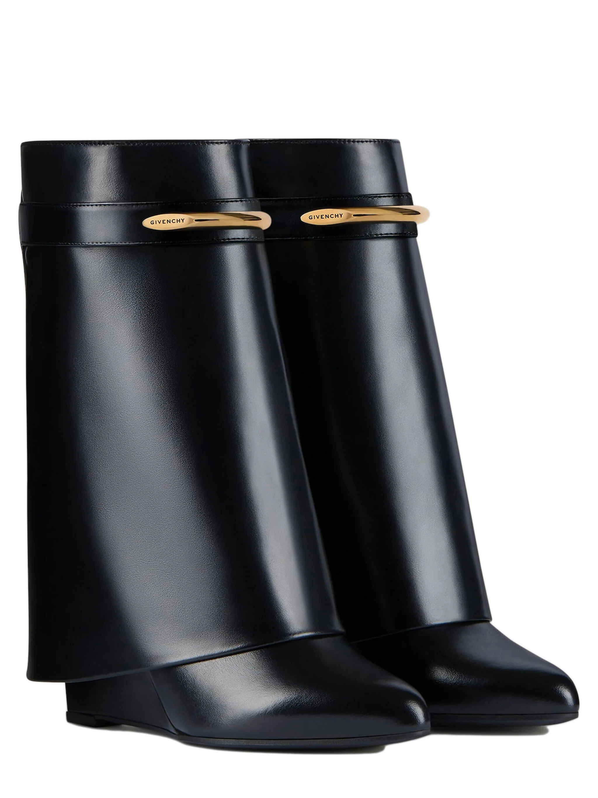Givenchy Women’s Pinch Metal Wedge Heels - 9cm - Image 2