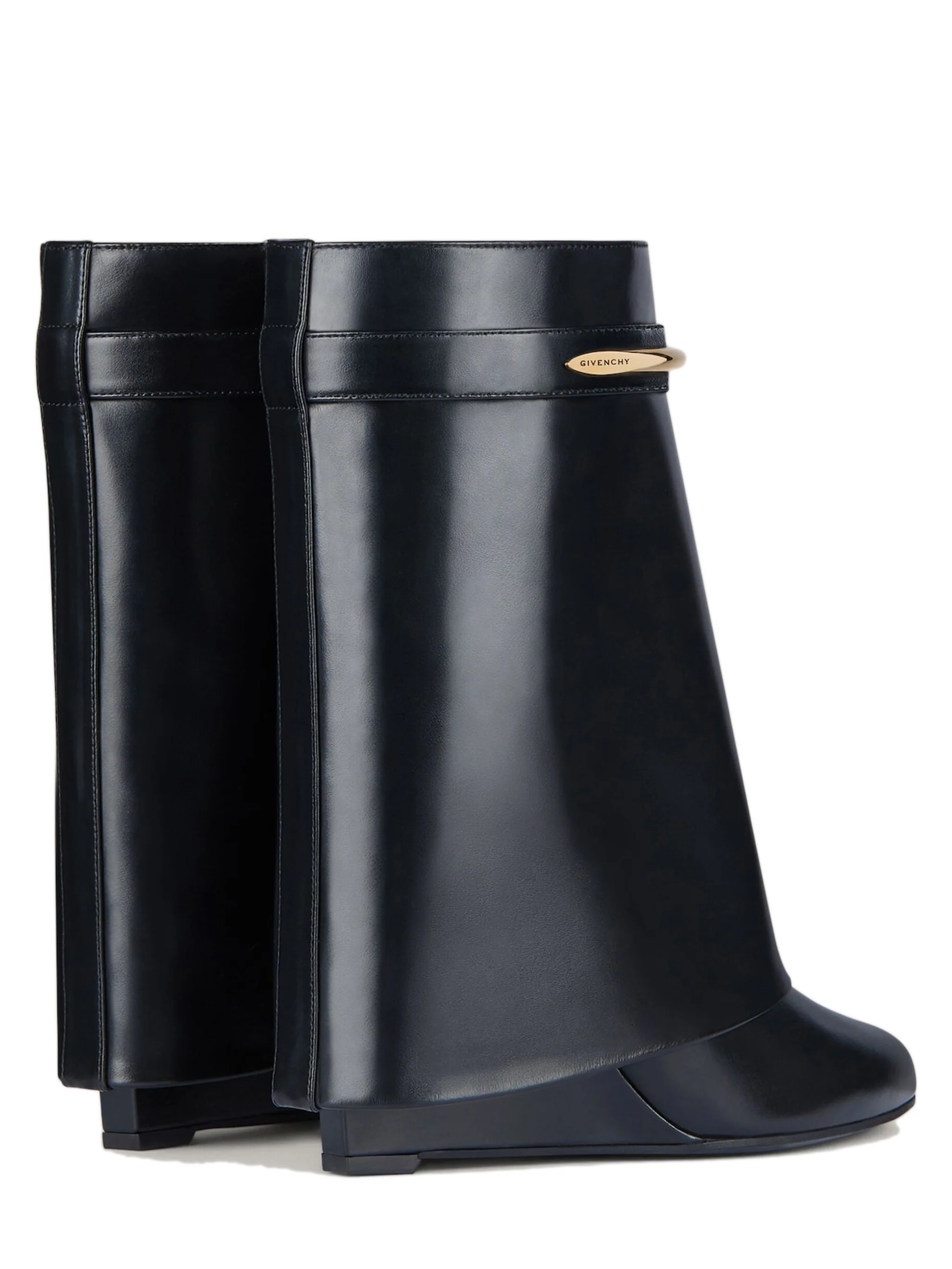 Givenchy Women’s Pinch Metal Wedge Heels - 9cm - Image 3