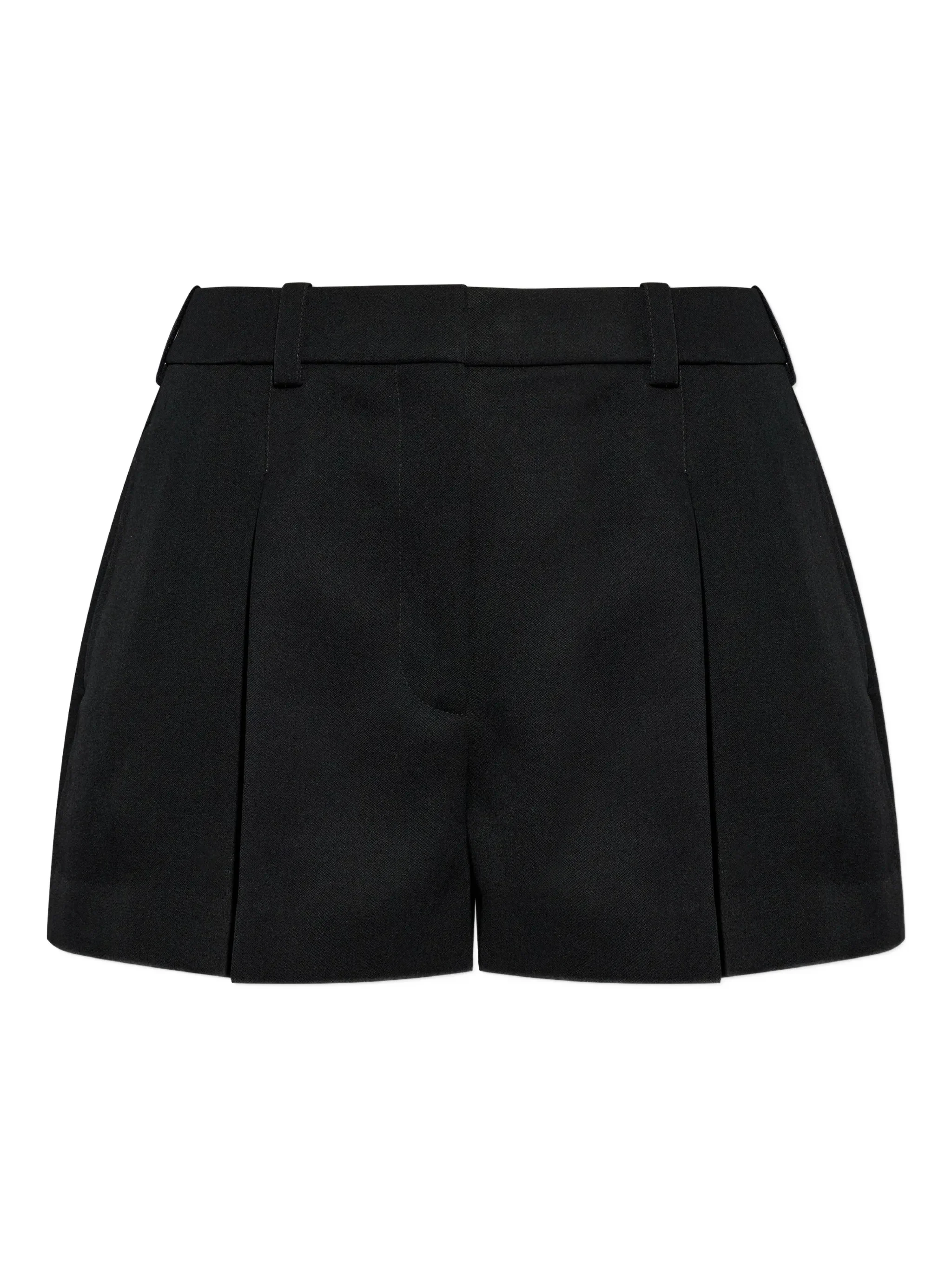 Givenchy Women's Wool Shorts with Belt Loops and Hook Closure - Image 2