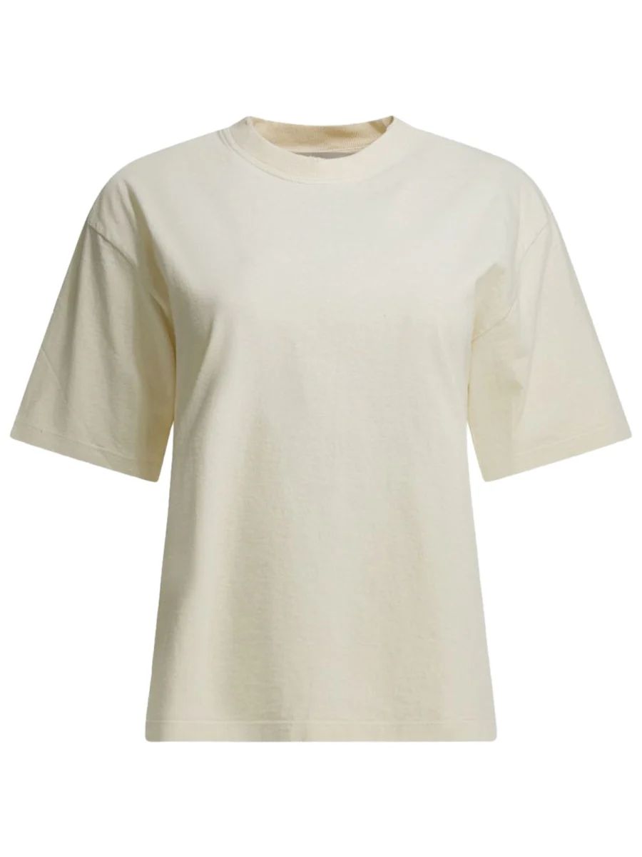GOLDEN GOOSE BOXI Cotton Jersey T-Shirt with Logo Patch