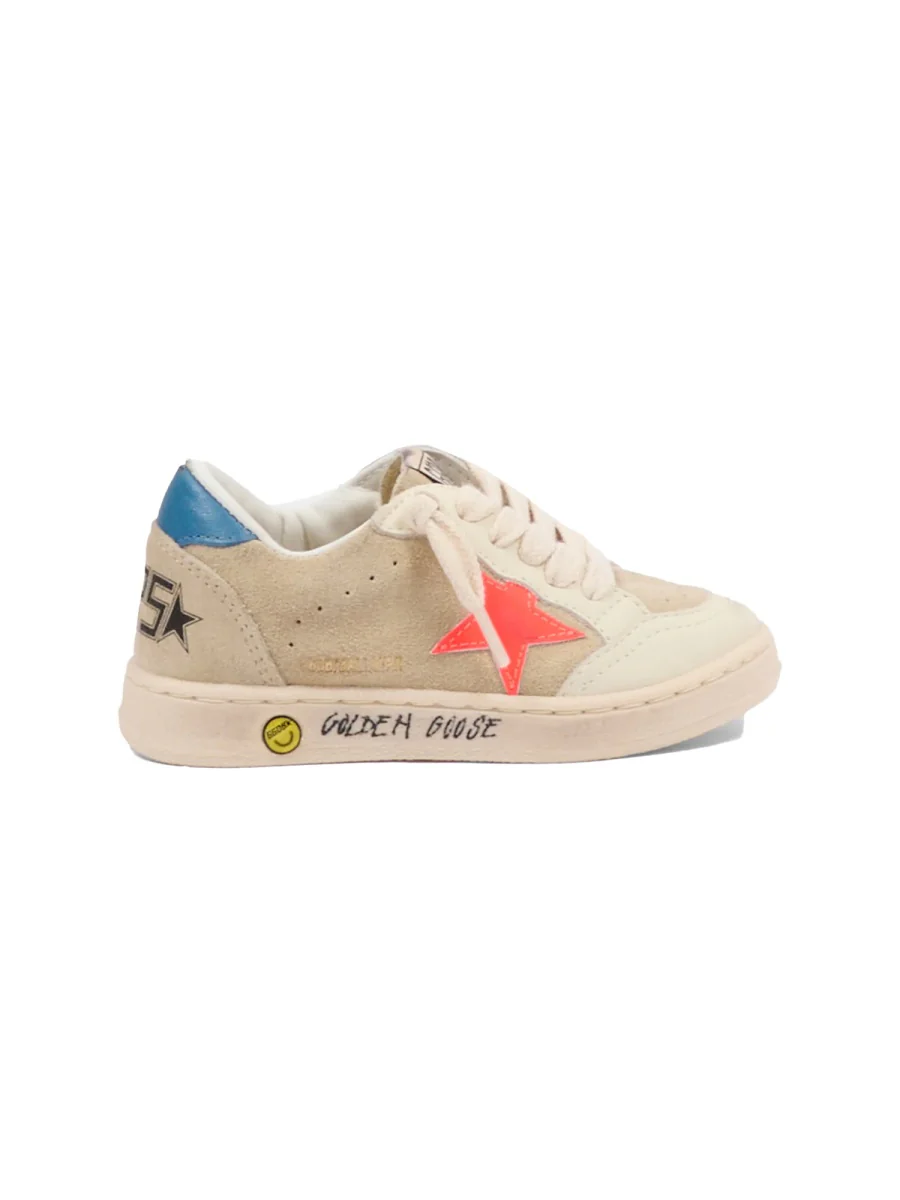 GOLDEN GOOSE Kids Star-detail Lace-up Sneakers