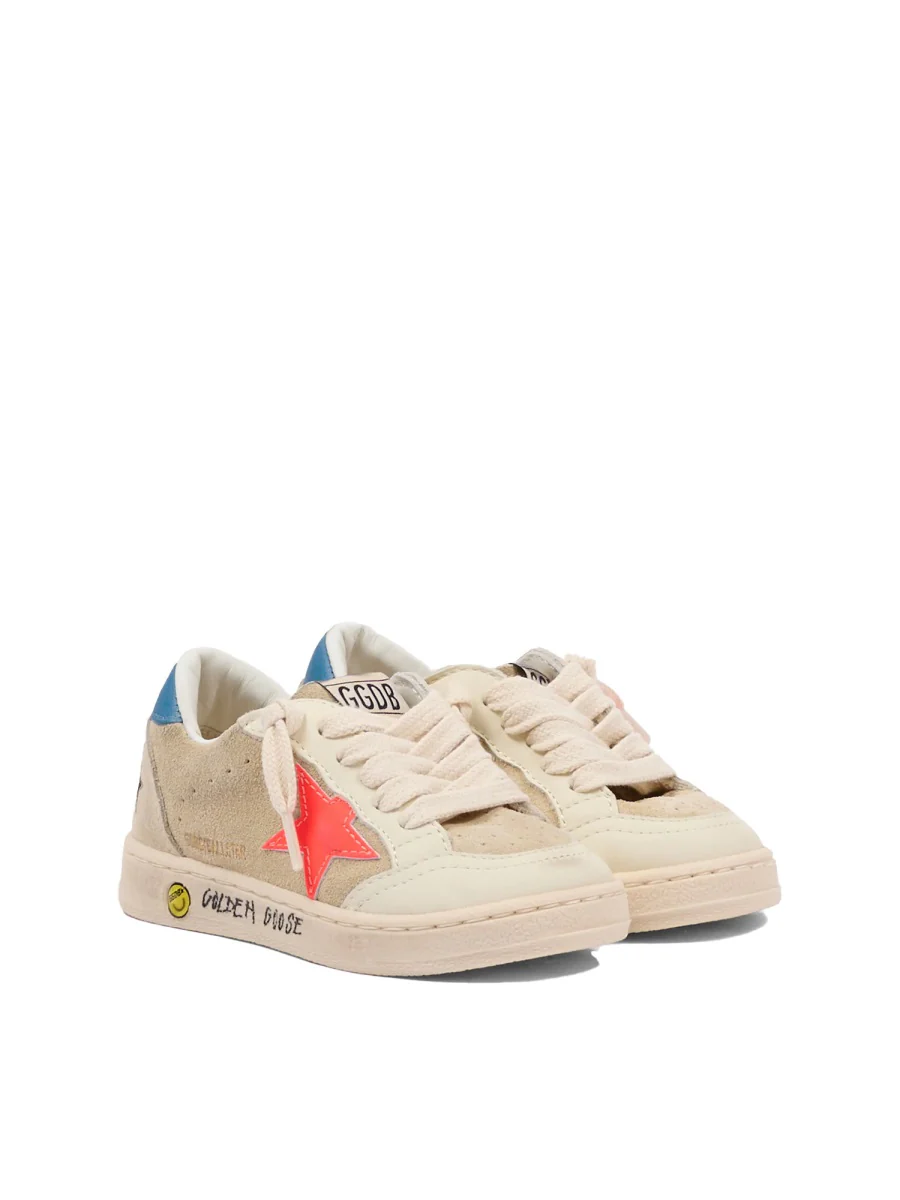 GOLDEN GOOSE Kids Star-detail Lace-up Sneakers - Image 2