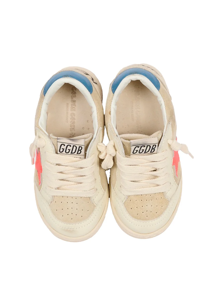GOLDEN GOOSE Kids Star-detail Lace-up Sneakers - Image 3