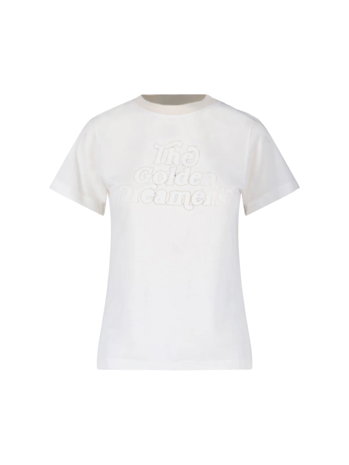 Golden Goose Lightweight Ribbed Knit T-Shirt for Women