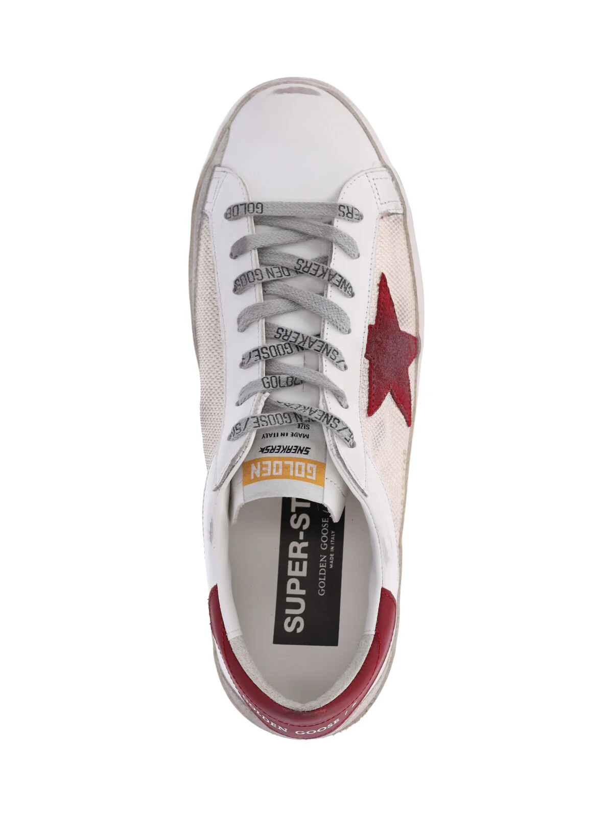 Golden Goose Men's Leather Sneakers with Cotton & Rubber Construction - Image 5