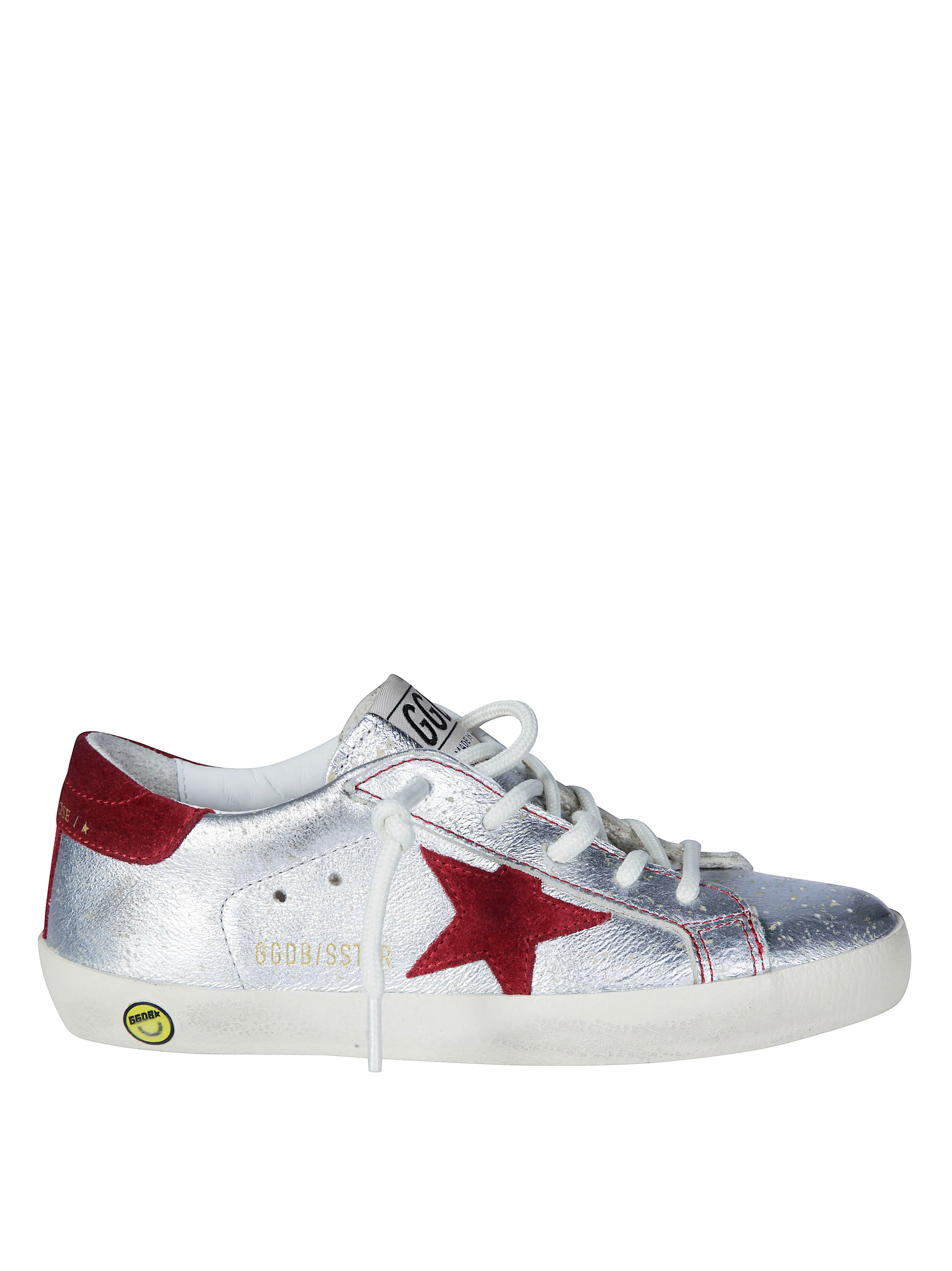 Golden Goose Mini Star-Embellished Suede Sneakers