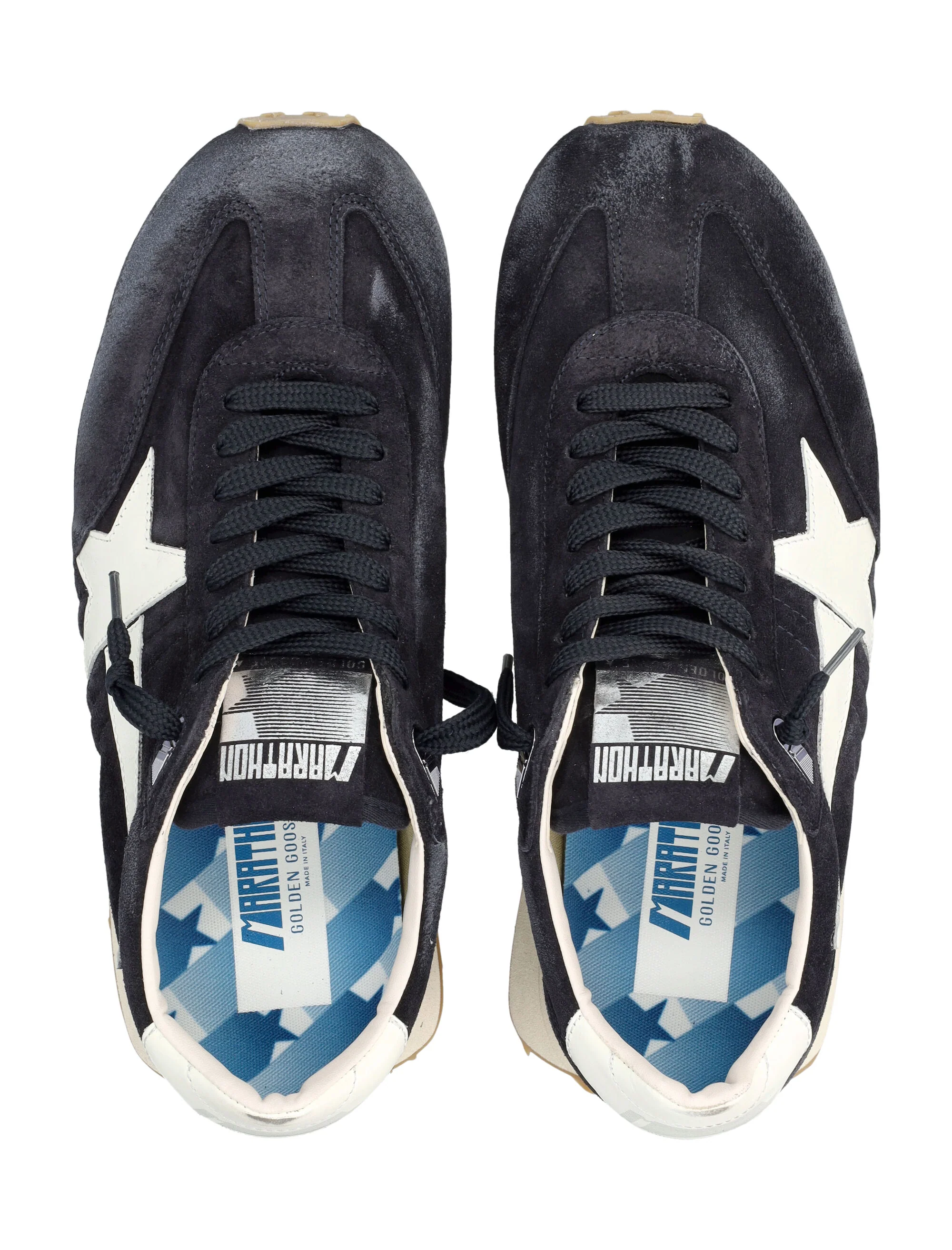 Golden Goose Seventies-Inspired Classic Track Sneakers with Vintage-Effect Finish - Image 2