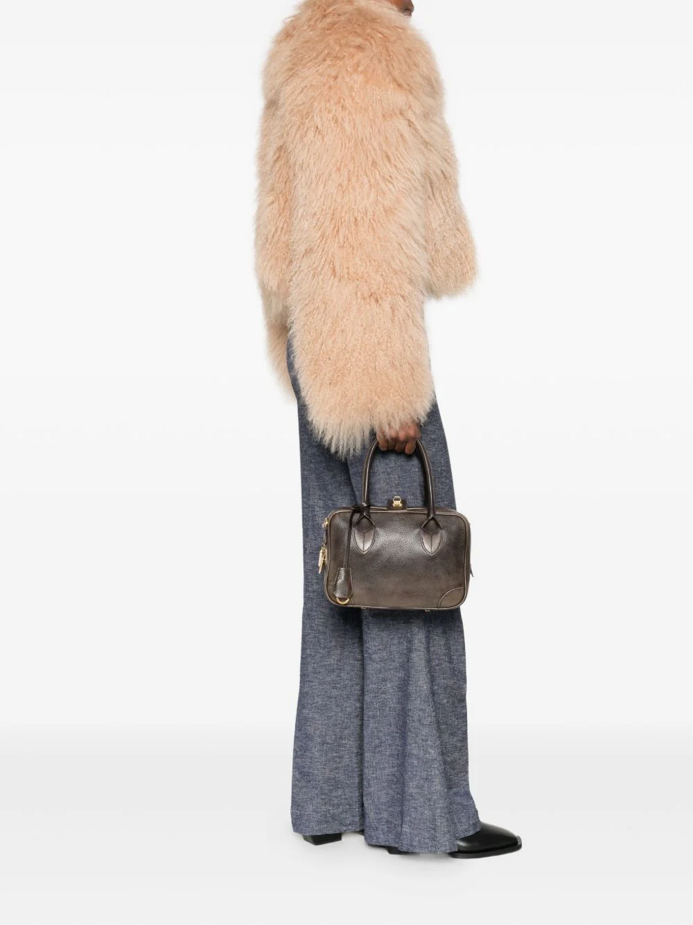 GOLDEN GOOSE Vita Top-handle Leather Bag - Image 2