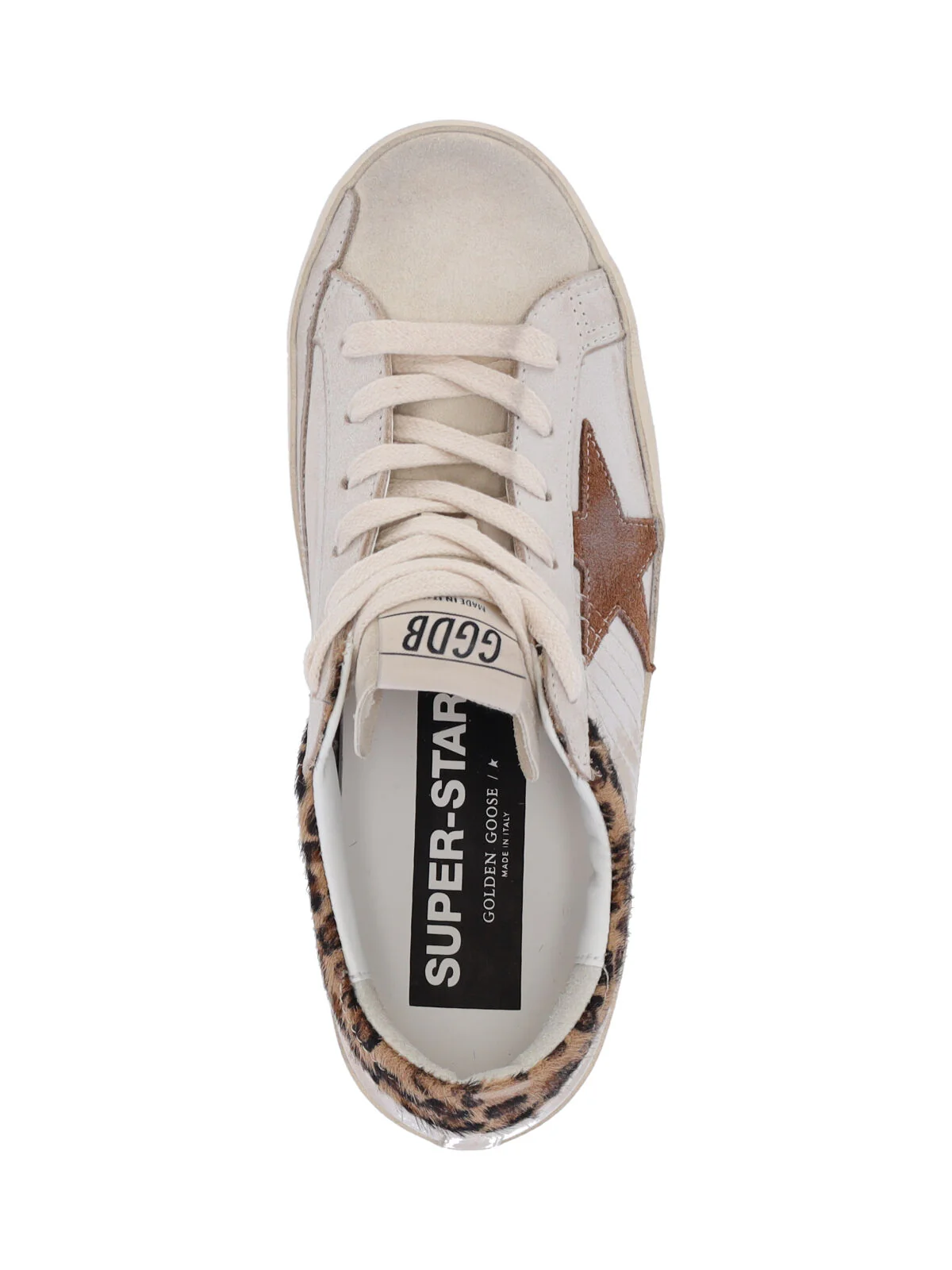 Golden Goose Women’s Leather Sneakers with Rubber Sole - Image 5