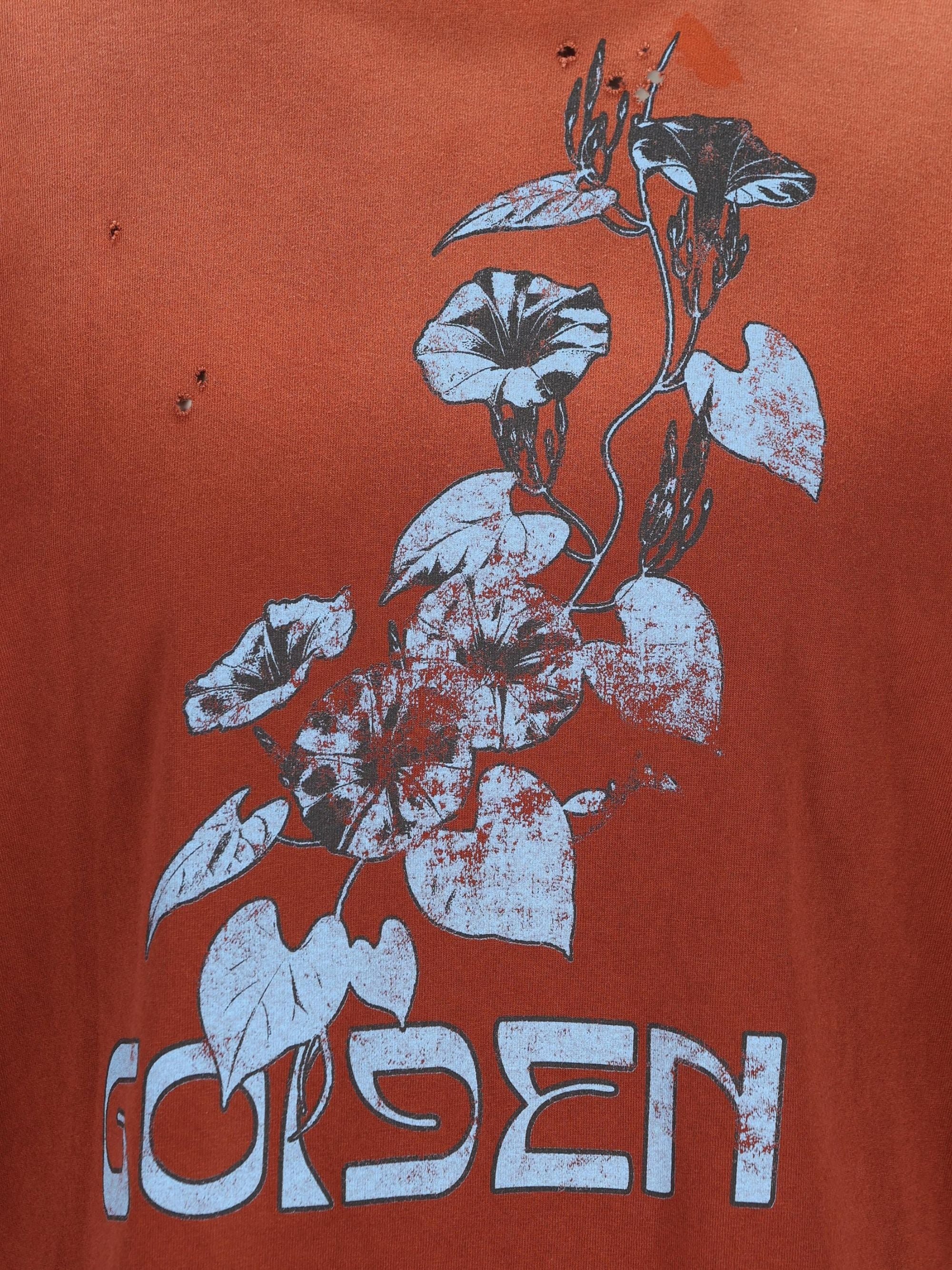Golden Goose Women's Classic Cotton T-shirt with GOLOFN GOOSE Print and CrETHEstanesedew Neck - Image 3