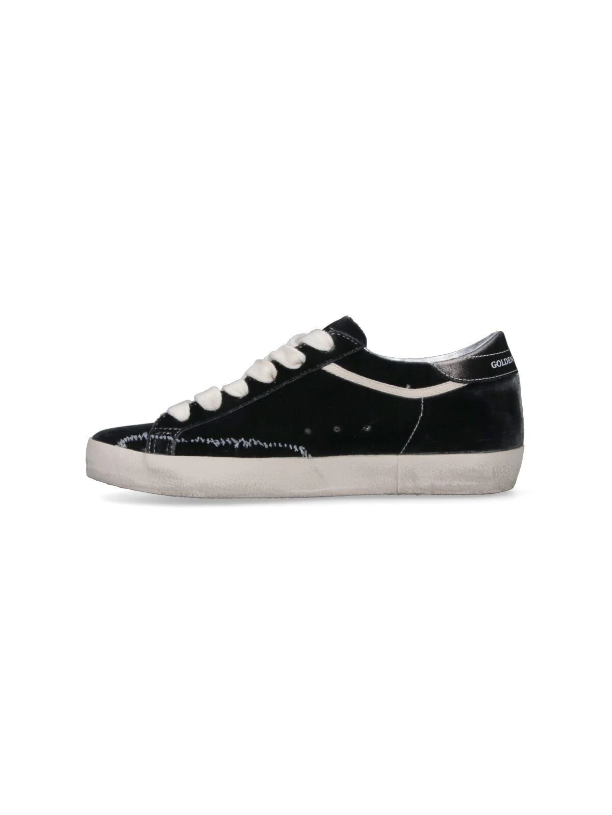 Golden Goose Women's Leather-Cuffed Sneakers - Image 3