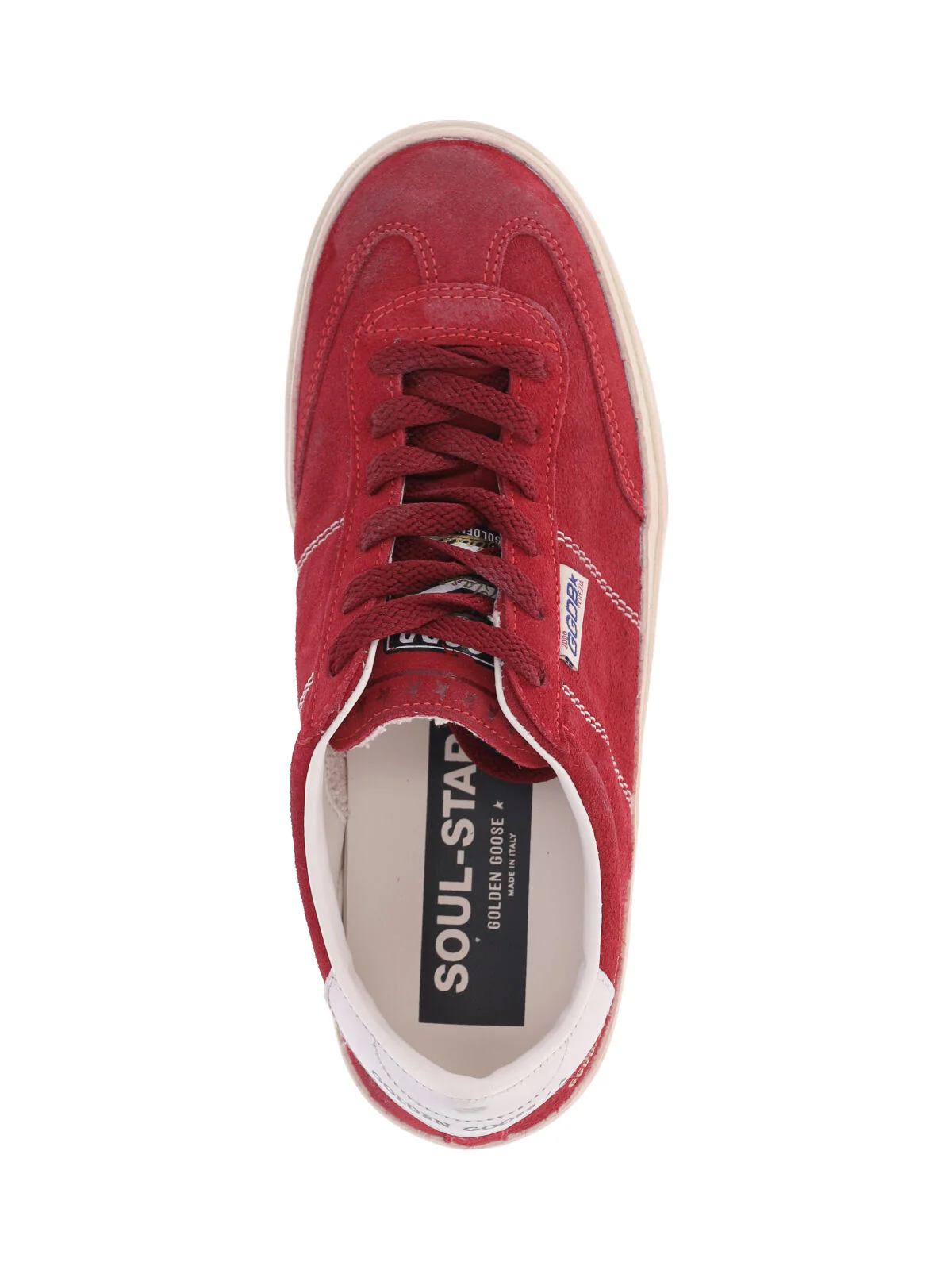 Golden Goose Women's Leather Sneakers with Rubber Sole - Image 5