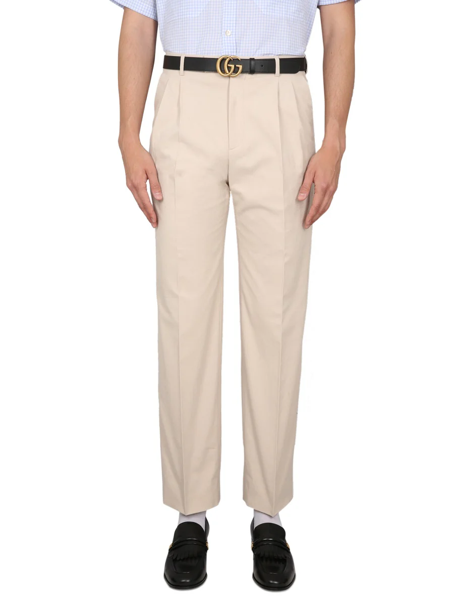 GUCCI Cotton Pant with Embroidery - Image 3
