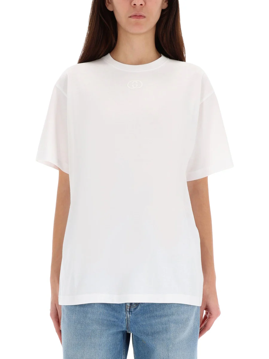 Gucci Embroidered Logo T-Shirt - Regular Fit,