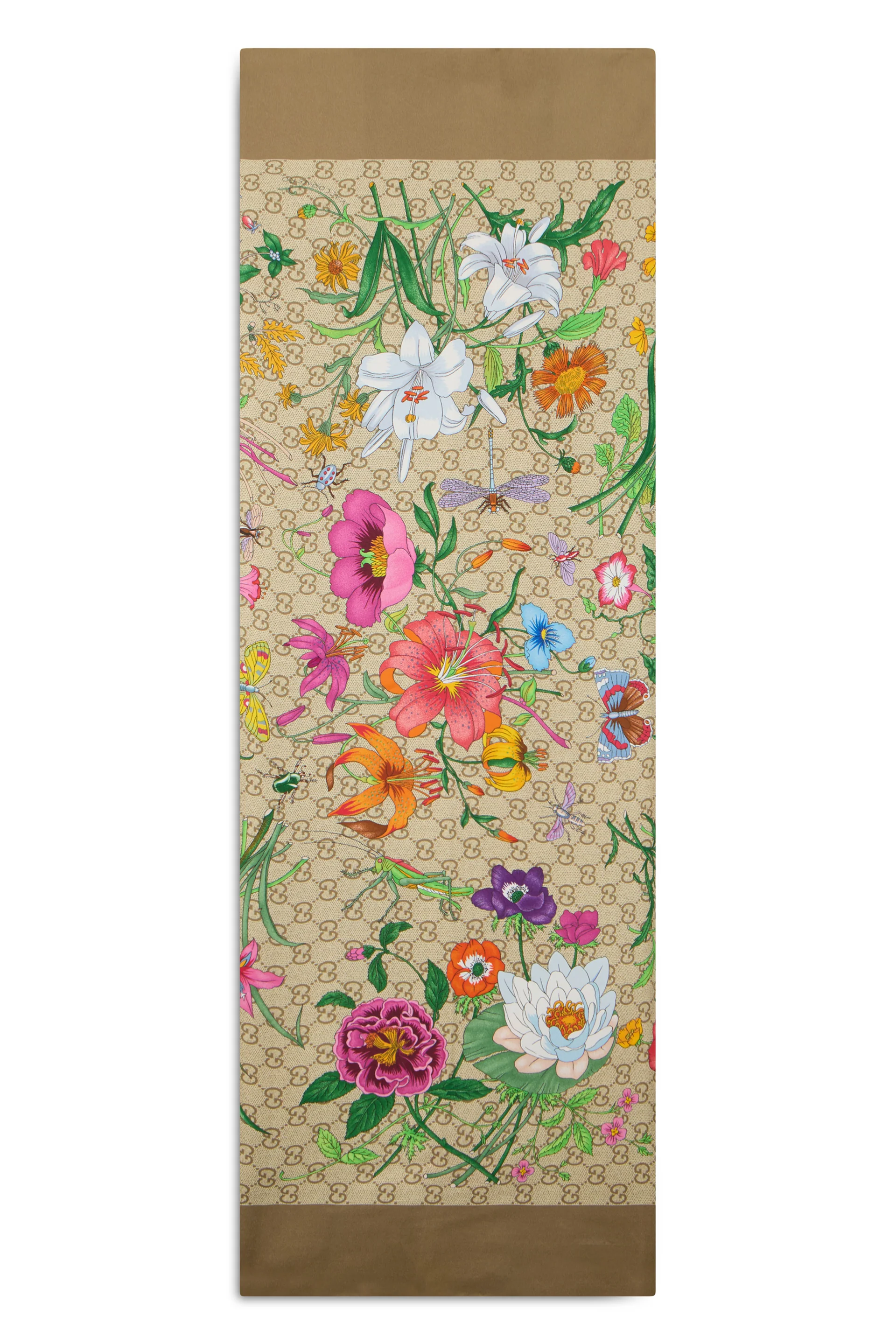 Gucci Floral Silk Scarf - Image 2