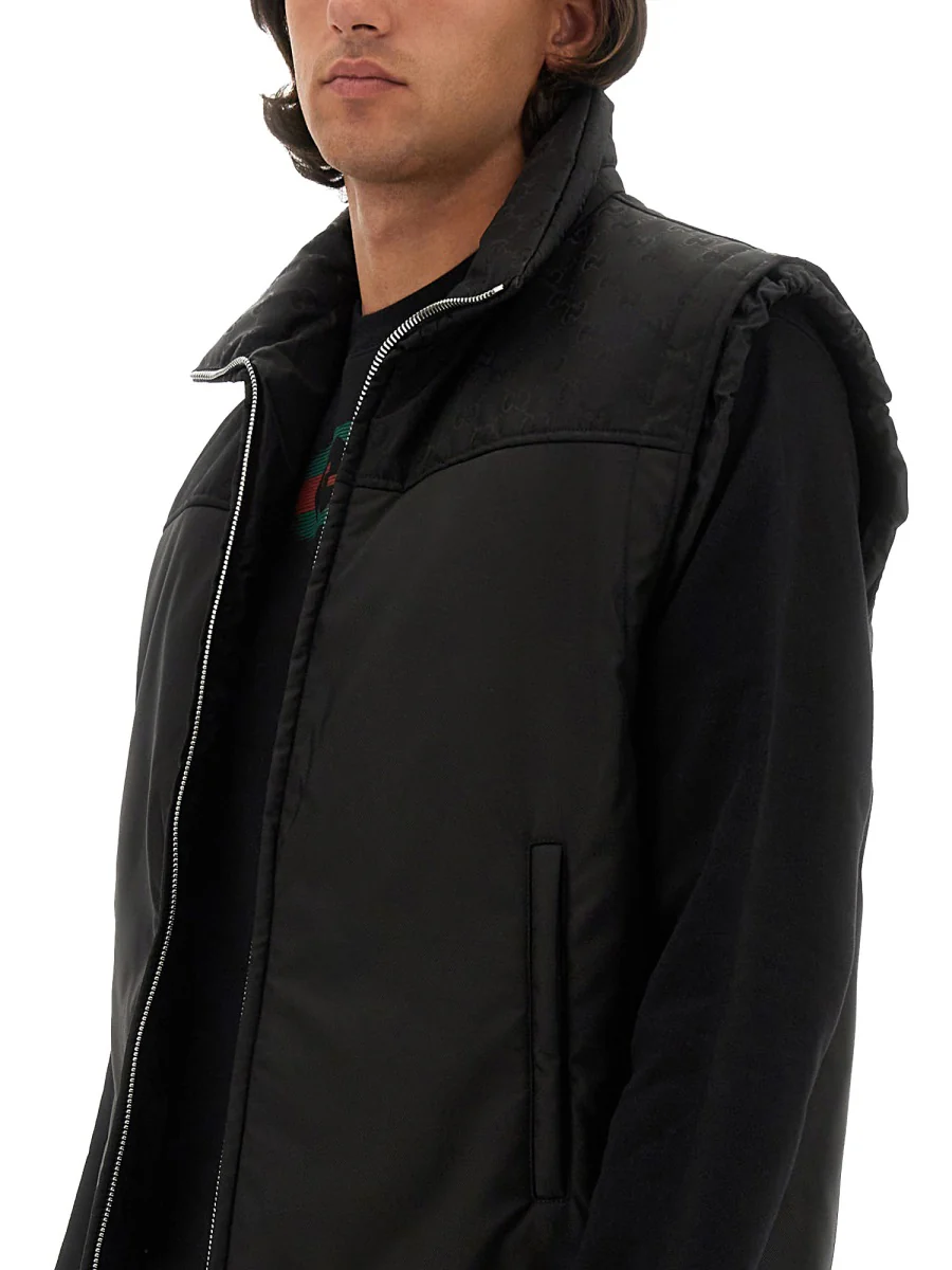 GUCCI GG Heavy Nylon Gilet - Image 7