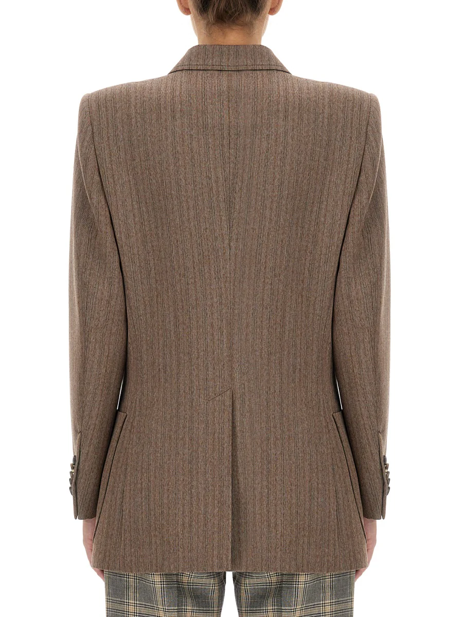 Gucci Herringbone Wool Jacket for Women - Image 3
