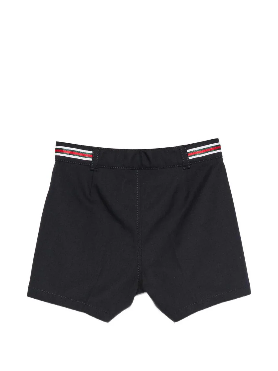 Gucci Kids Kids' Stylish Shorts with Belt Loops and Button Closure - Image 2