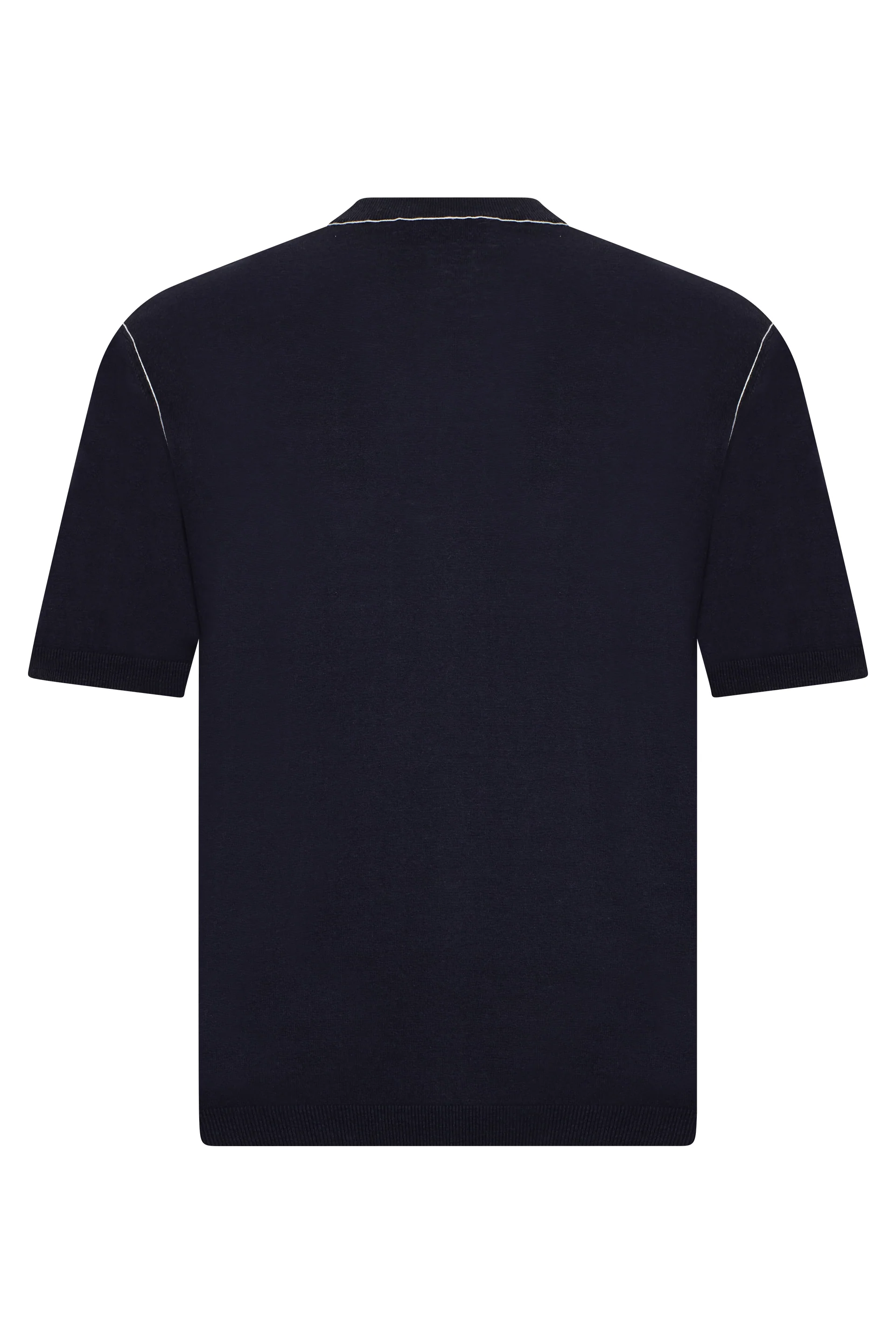 Gucci Men’s Wool Short-Sleeve Sweater with Chest Logo - Image 2