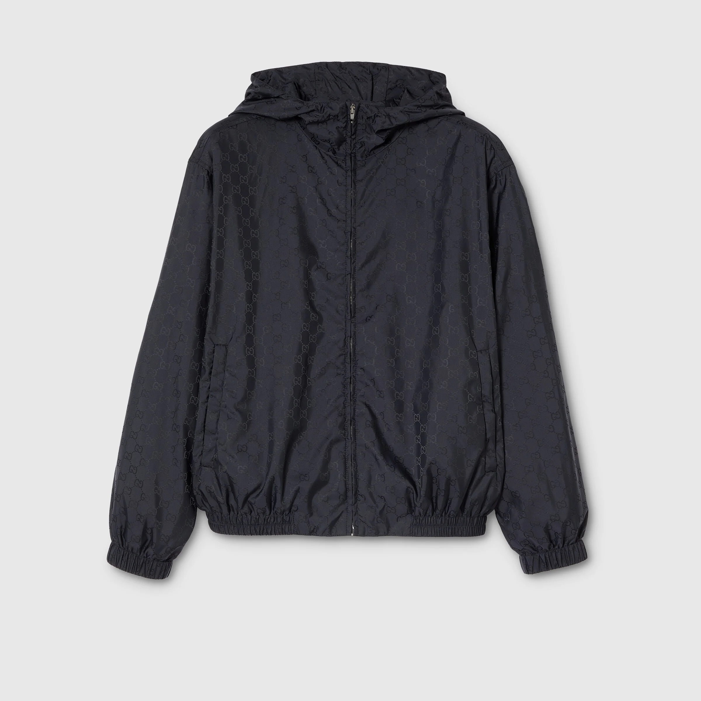Gucci Men's Packable Jacket with Fixed Hood