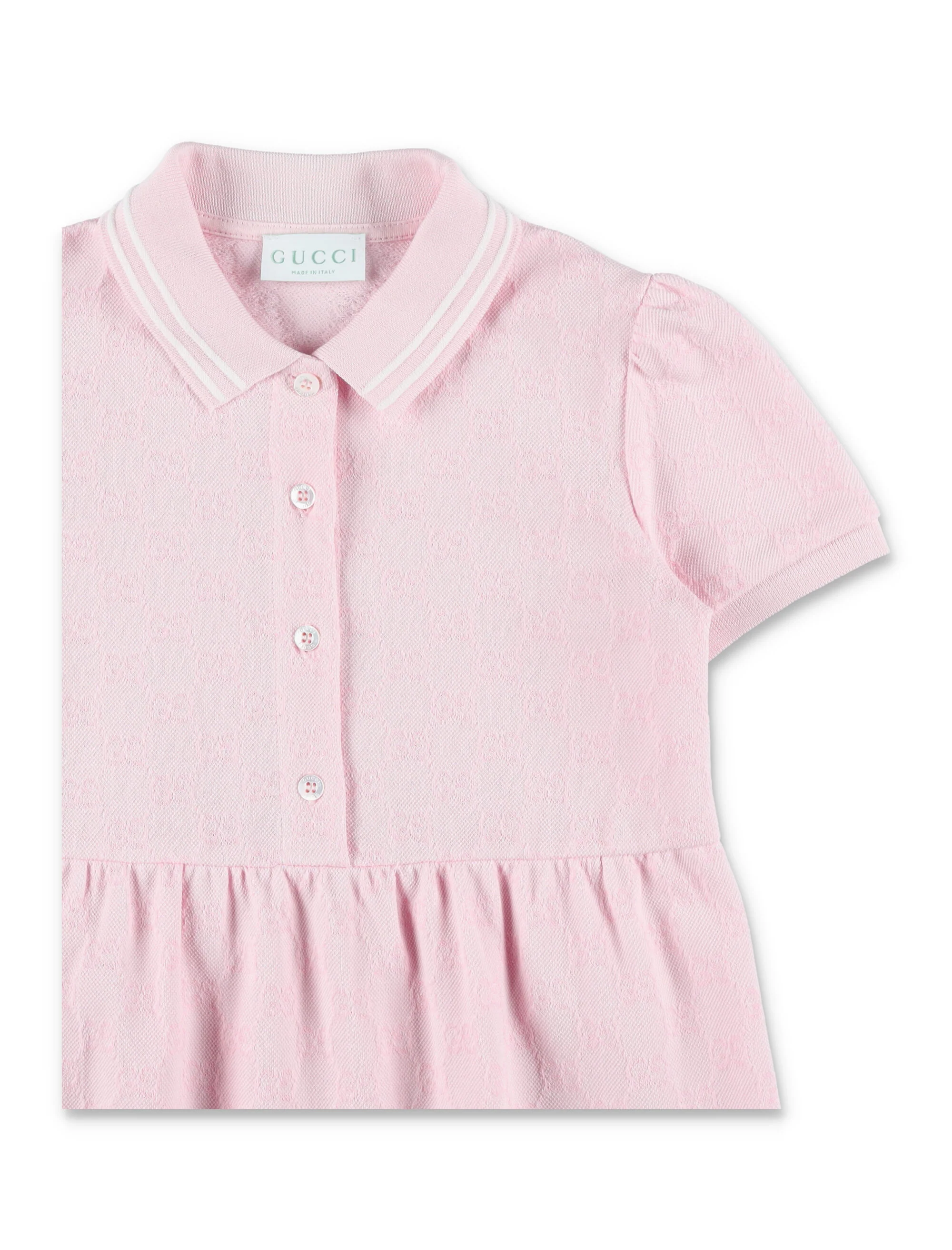 Gucci Mini Cotton Polo Dress for Girls - Image 2