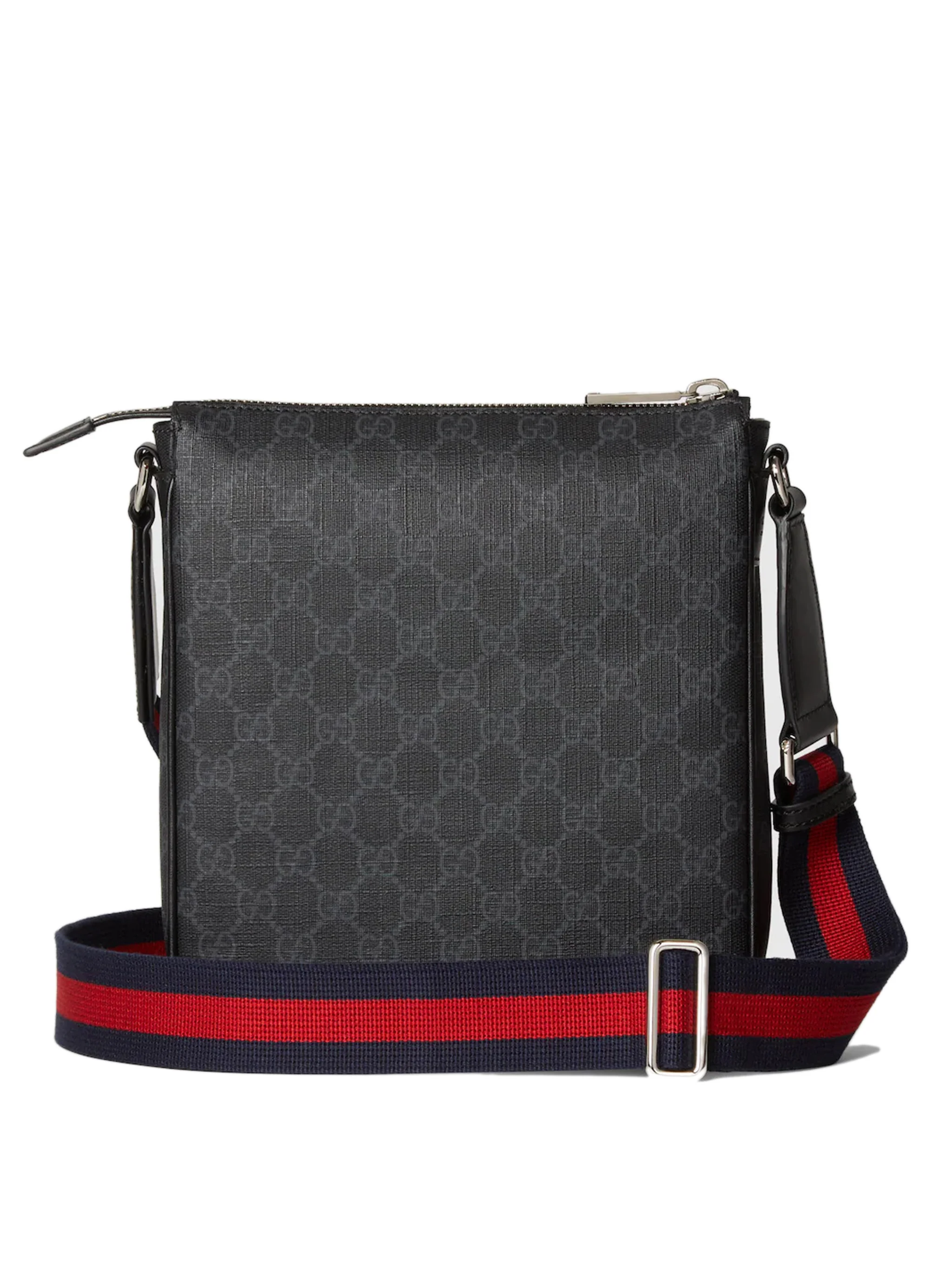 Gucci Mini GG Supreme Canvas Bag with Web Stripe - Image 4