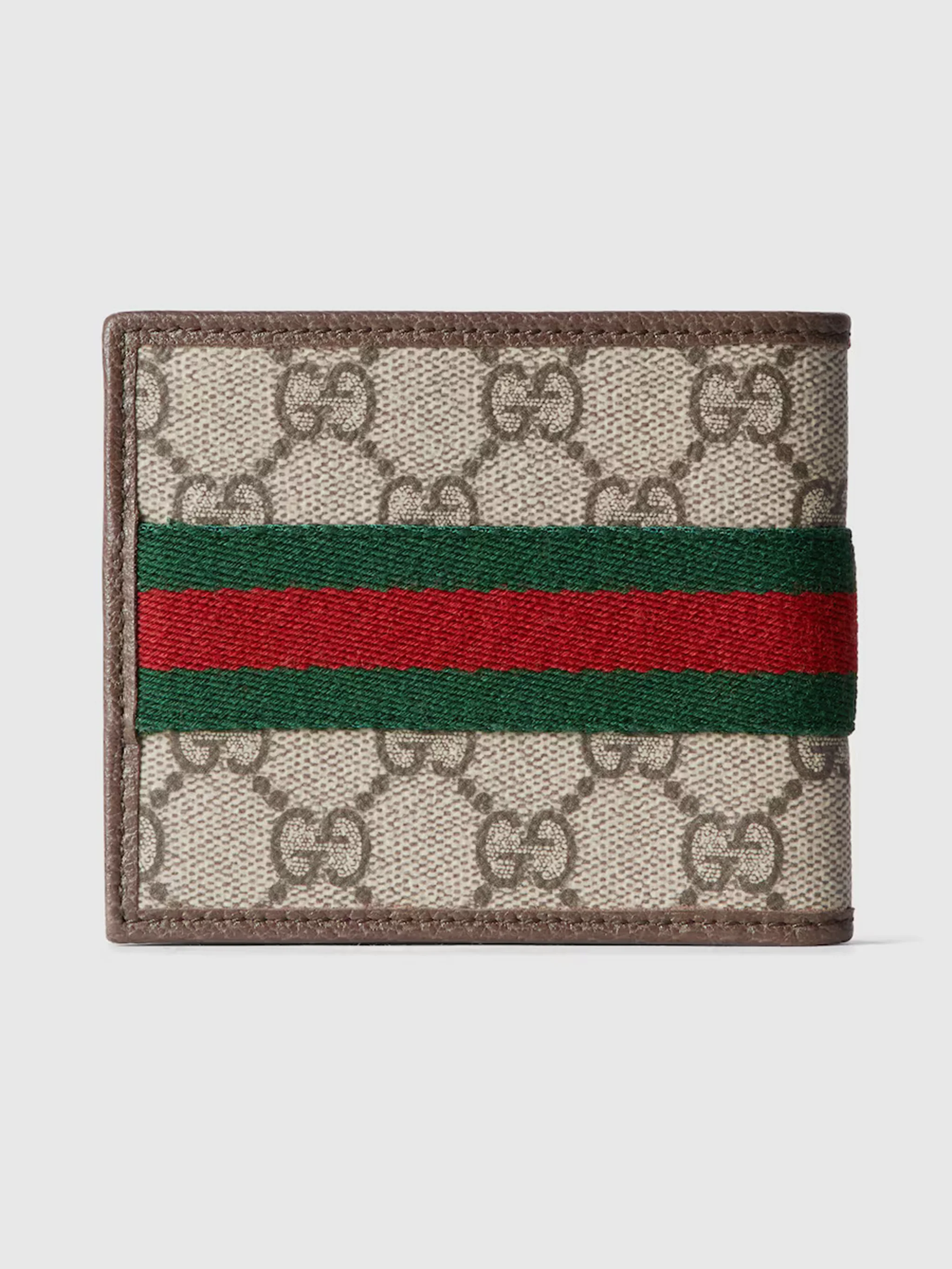 Gucci Monogram Jacketed Fabric Wallet with Card Slots - Image 5