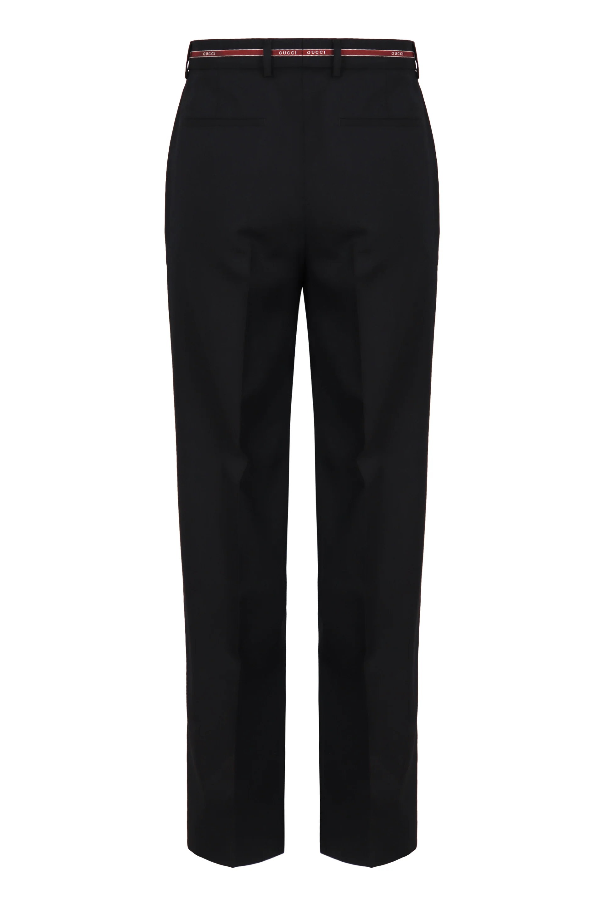 GUCCI Selvedge-detail Wool Trousers - Image 2