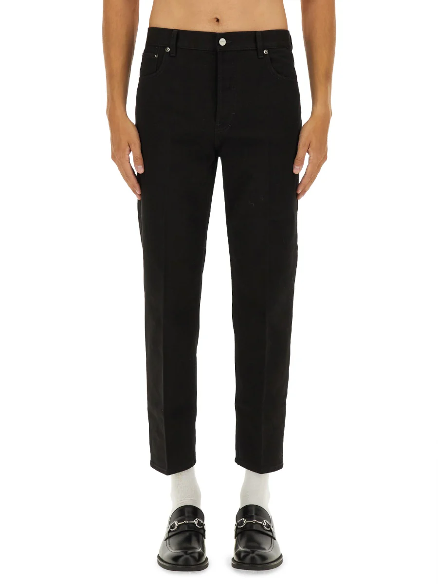 GUCCI Slim Fit Cotton Denim Pant
