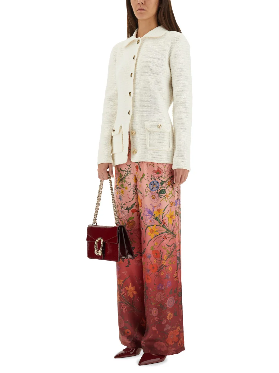 GUCCI Women Fine Cotton Cardigan - Image 2