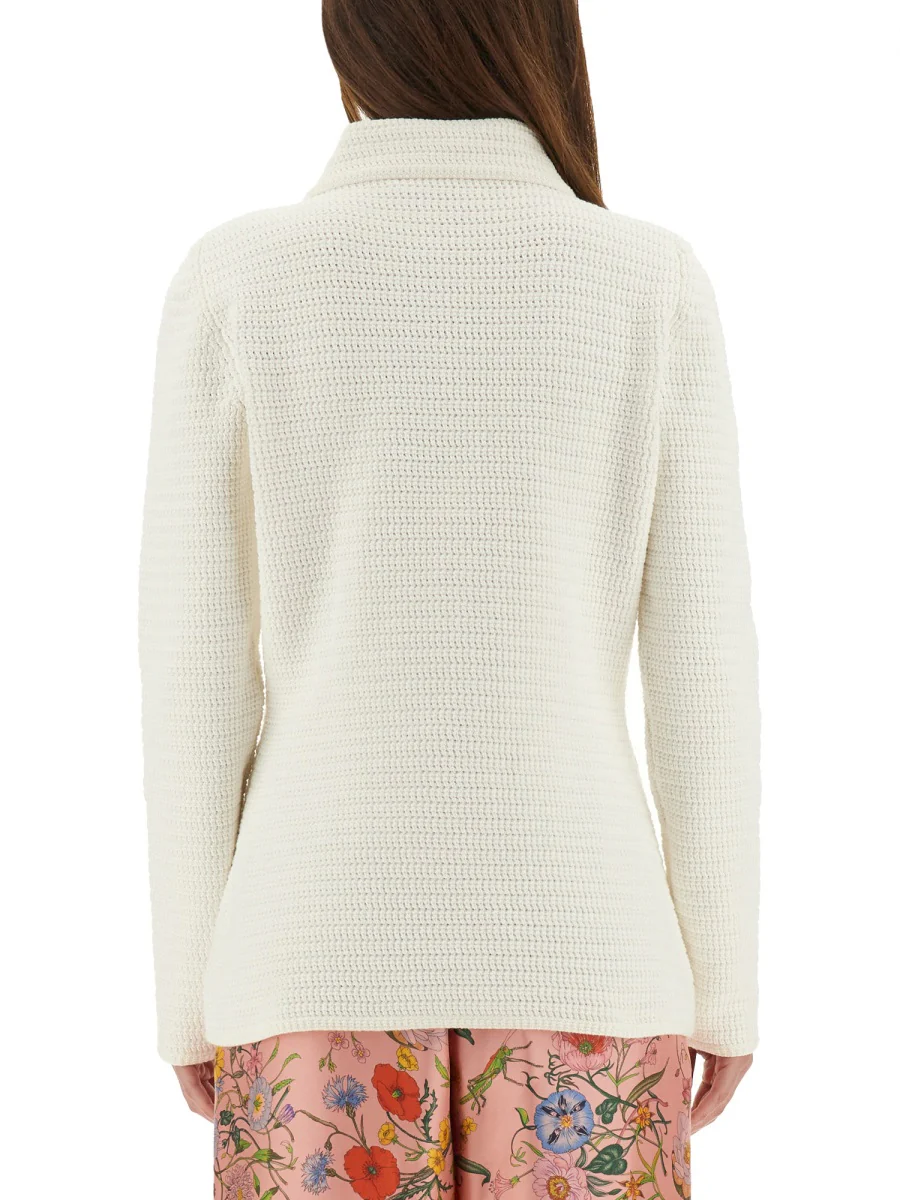 GUCCI Women Fine Cotton Cardigan - Image 3