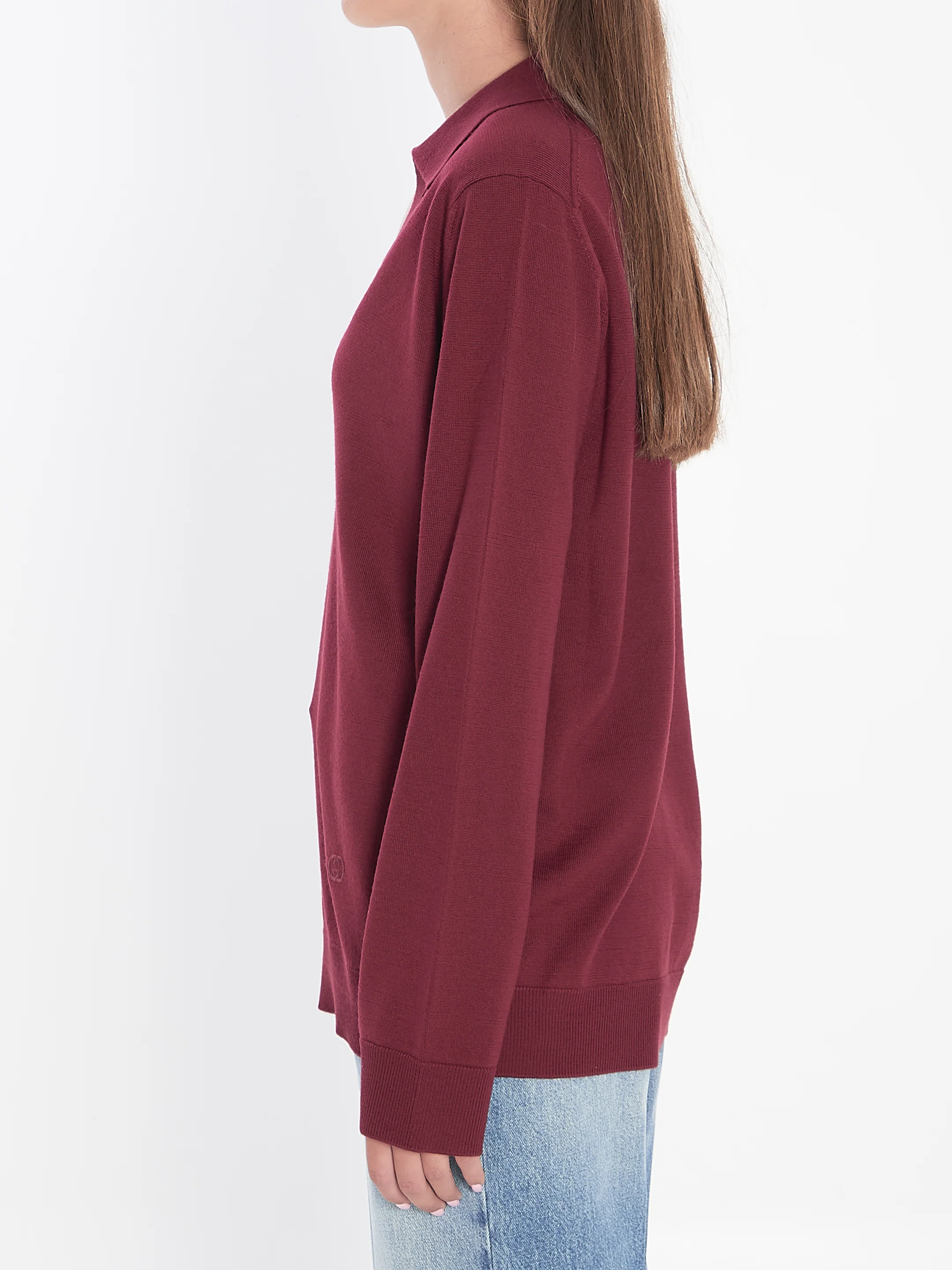 GUCCI Wool V-neck Sweater - Image 5