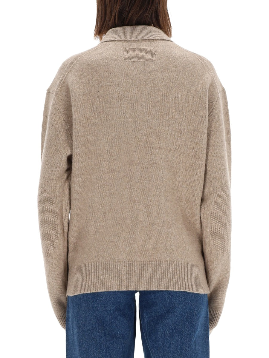 GUEST IN RESIDENCE Allday Polo Sweater in Cashmere - Image 3