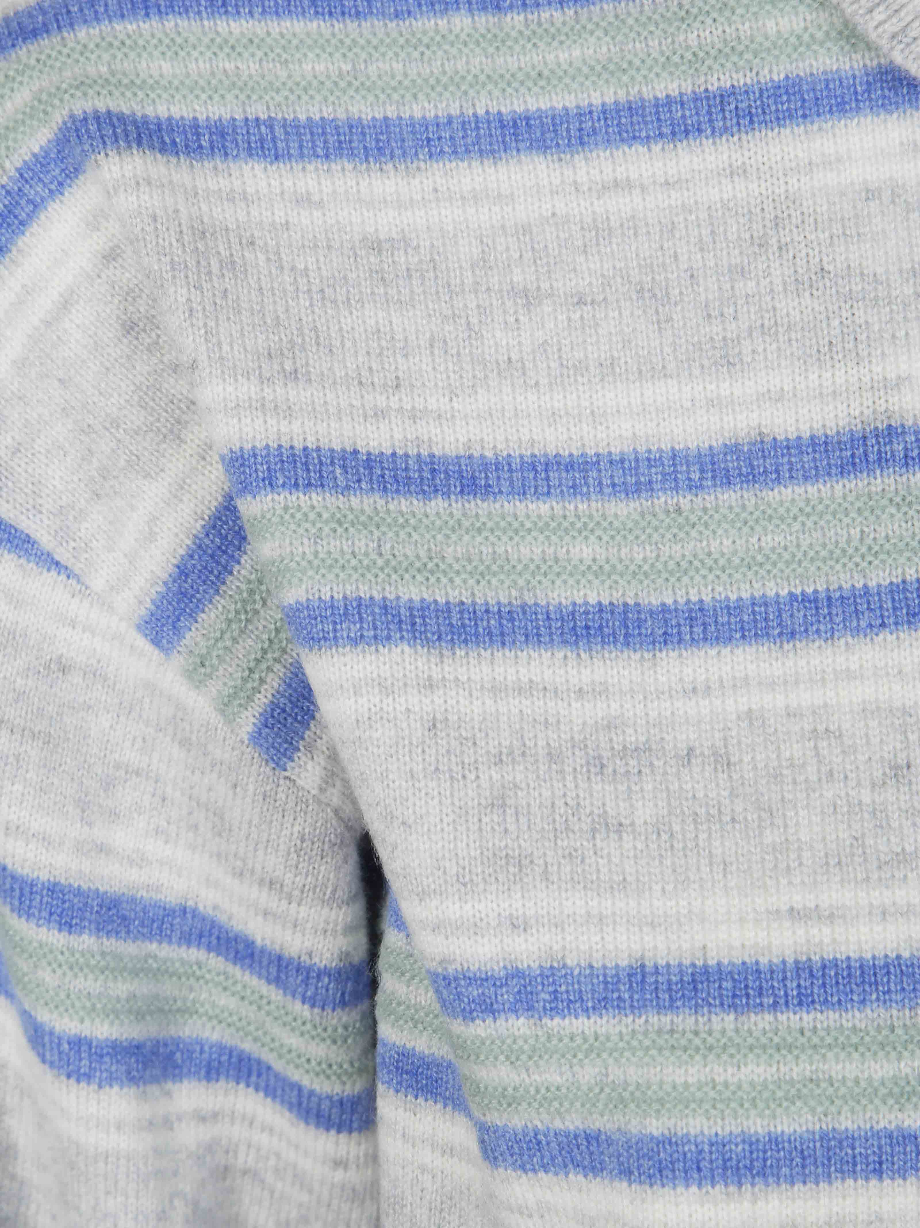 Guest In Residence Women’s Collegiate Stripe Cashmere Polo - Image 3